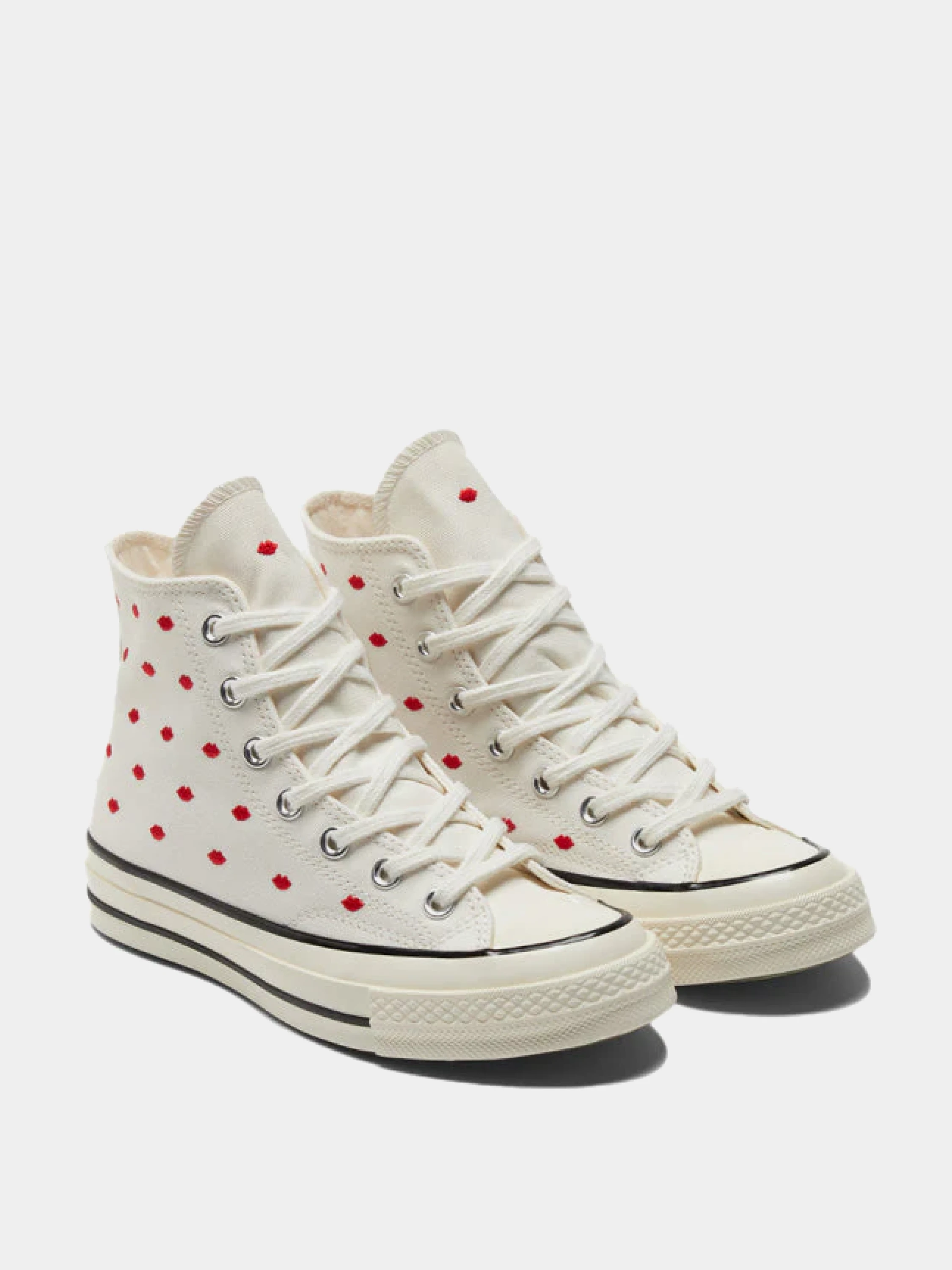 Кеды Converse Chuck 70 Embroidered Lips White