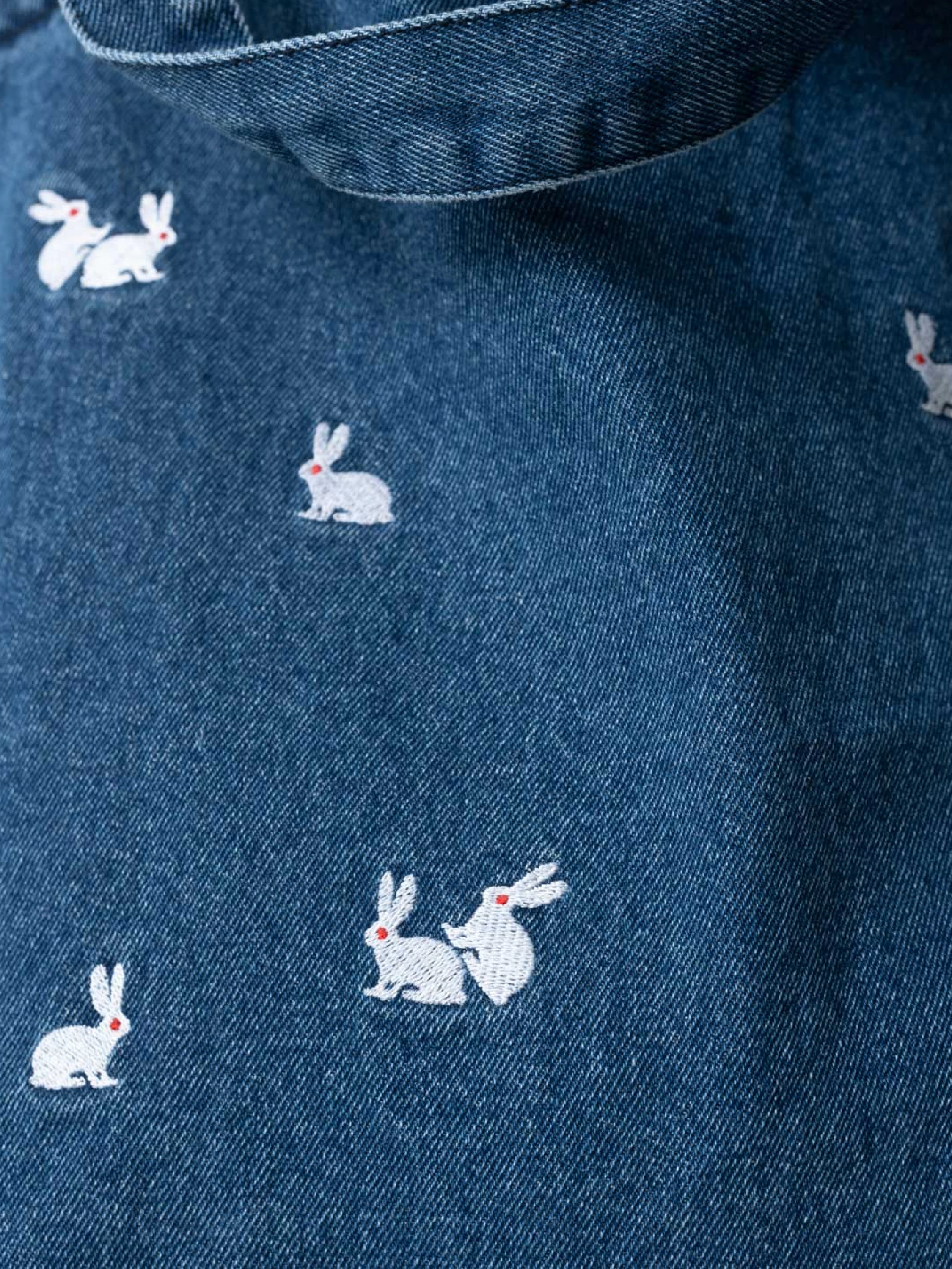 Тоут Carne Bollente Bags Bunny Washed Blue