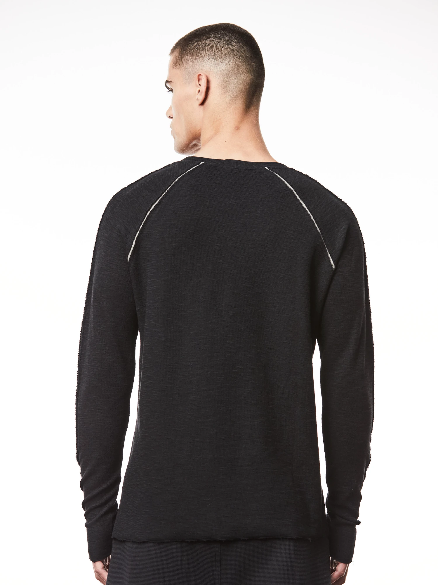 Лонгслив thom/krom M TS 833 Black