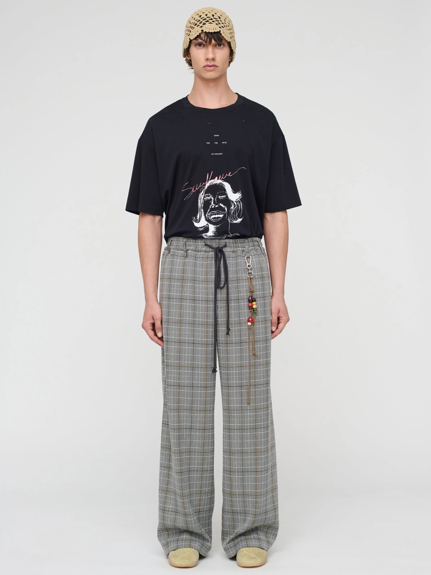 Брюки Song for the Mute Relaxed Lounge Vintage Check Grey