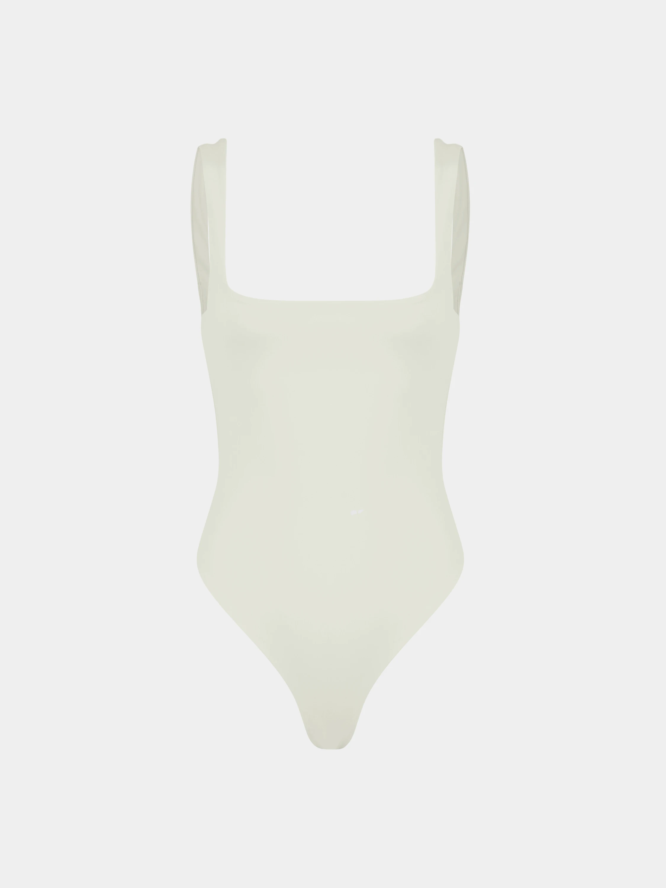 Женское боди entire studios Square Neck Nylon Rice