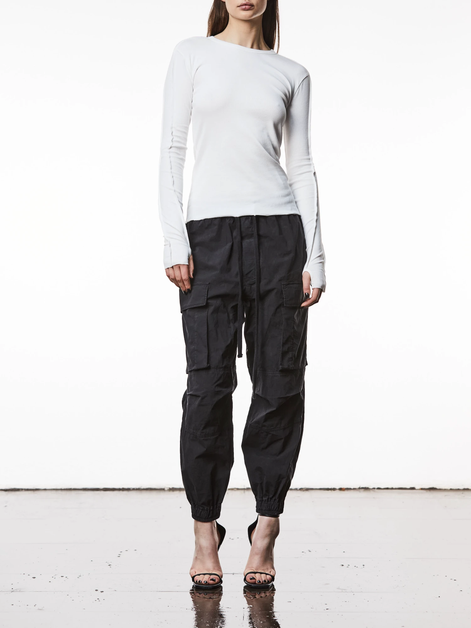 Лонгслив thom/krom W TS 561 Off White