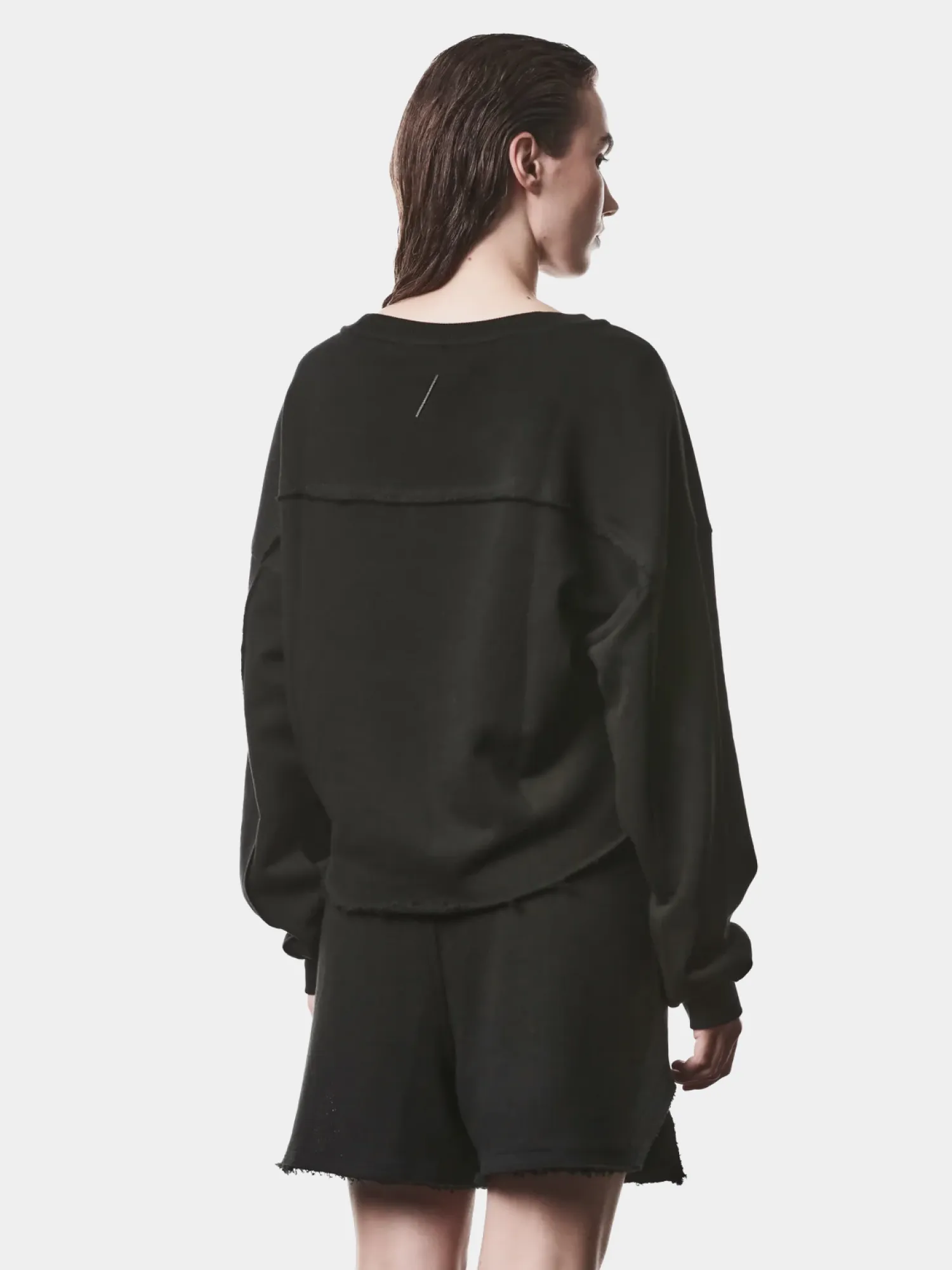 Женский свитшот thom/krom W S 496 Black