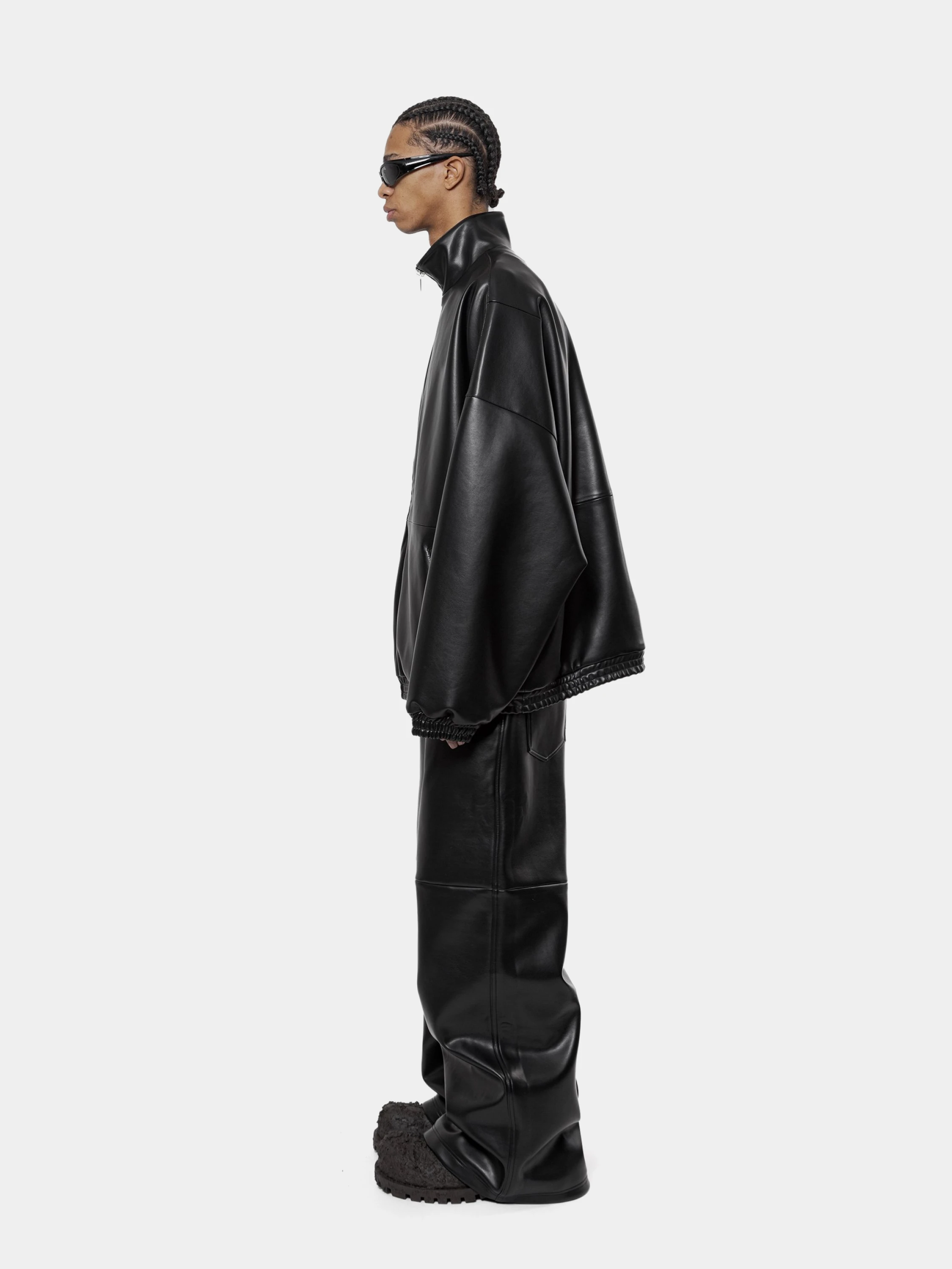 Кожаная куртка ARNODEFRANCE Leather Track Black