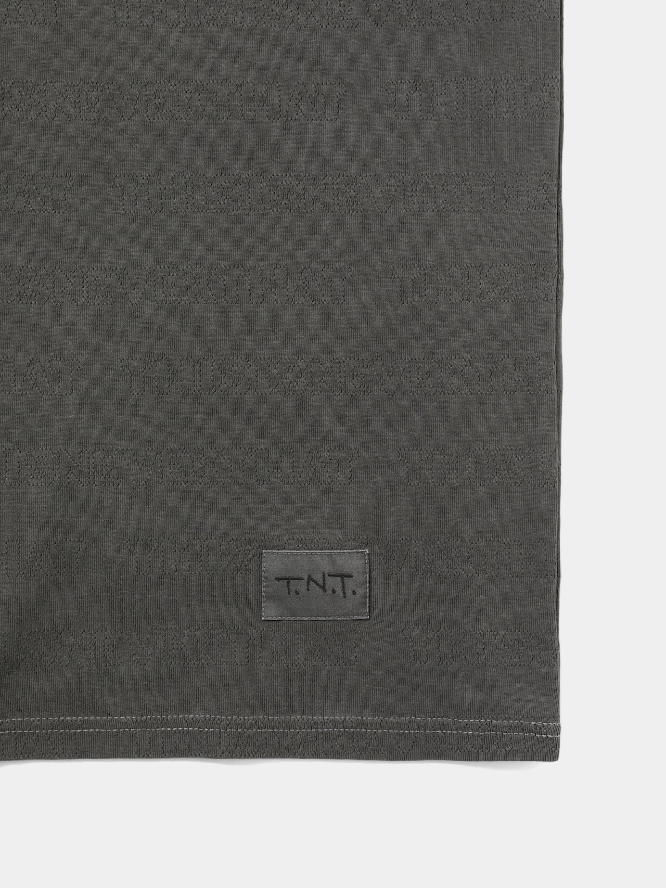 Футболка thisisneverthat TNT Jacquard Tee Charcoal