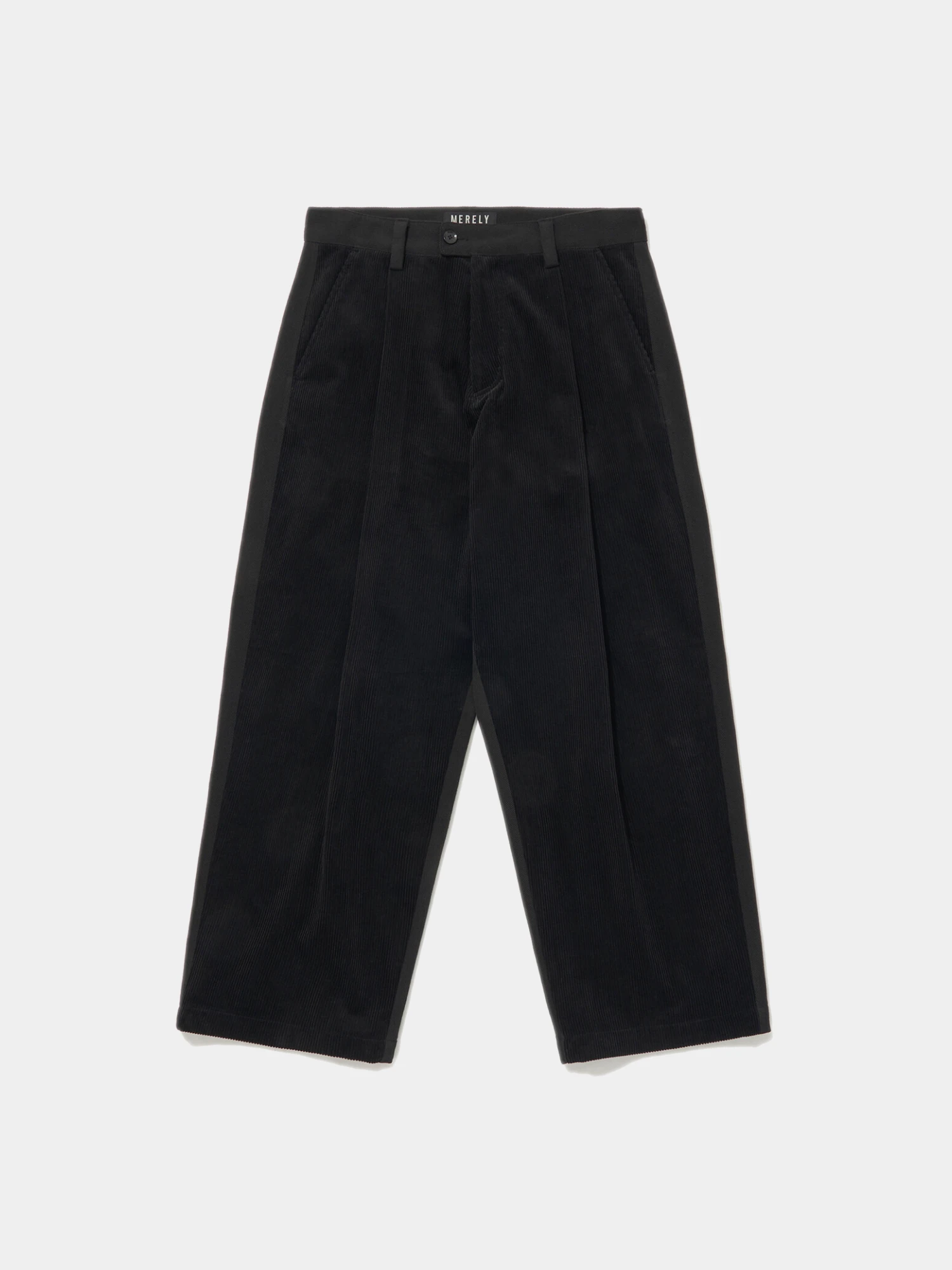 Брюки MERELY MADE Premium Dual Fabric Contrast Wide Royal Black