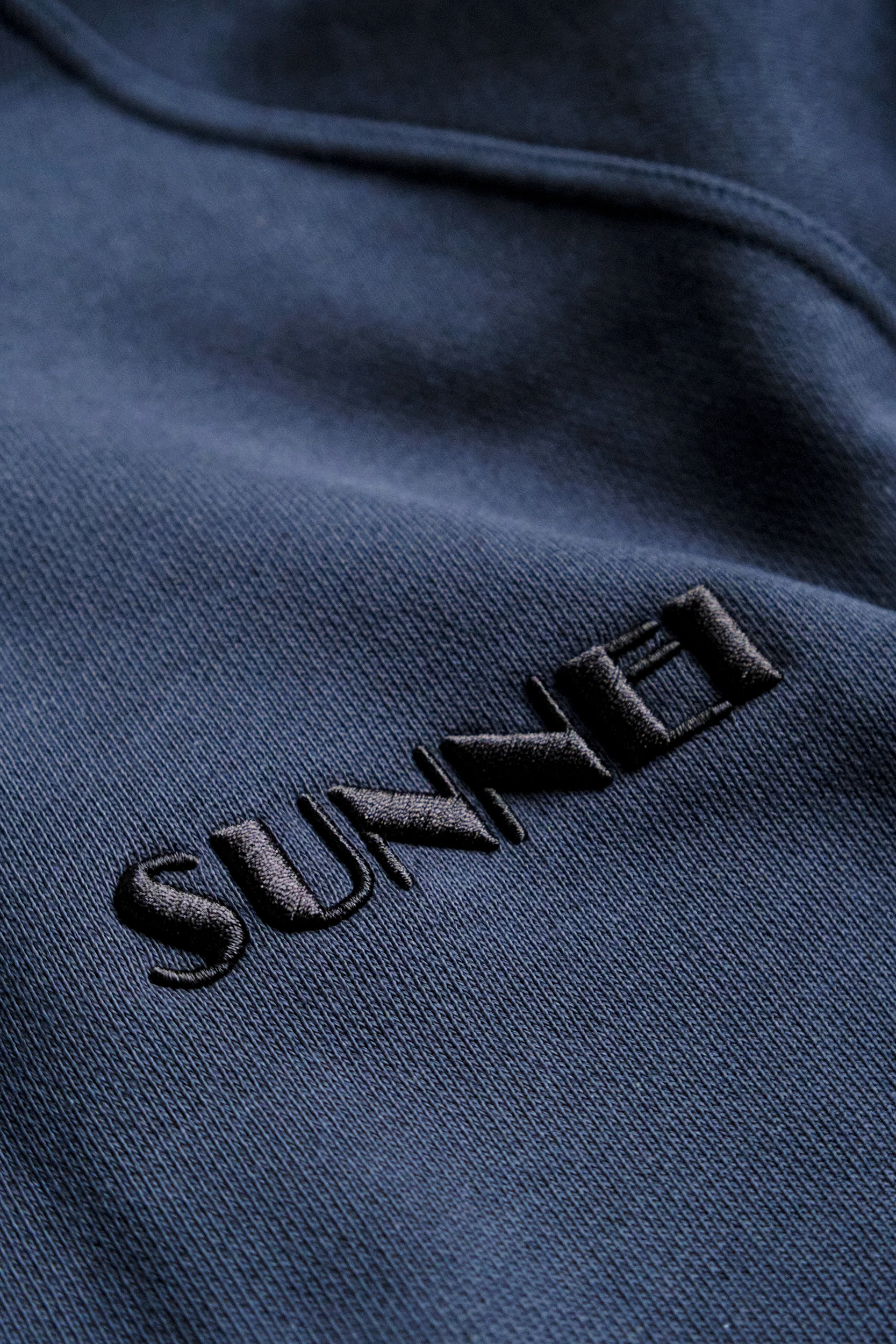 Худи Sunnei Small Logo Embroidery Blu Sunnei