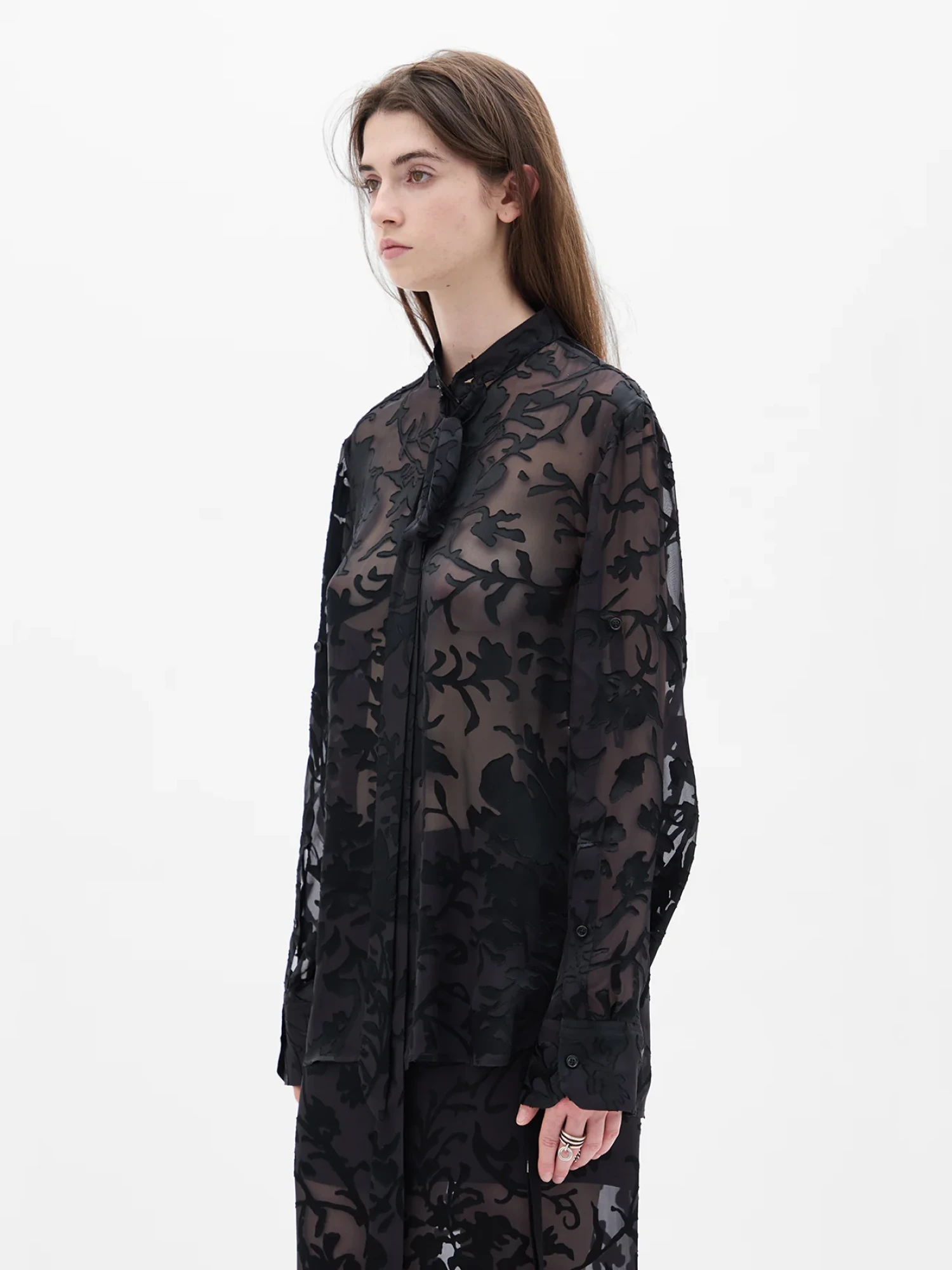 Женская рубашка Ann Demeulemeester Dien Black