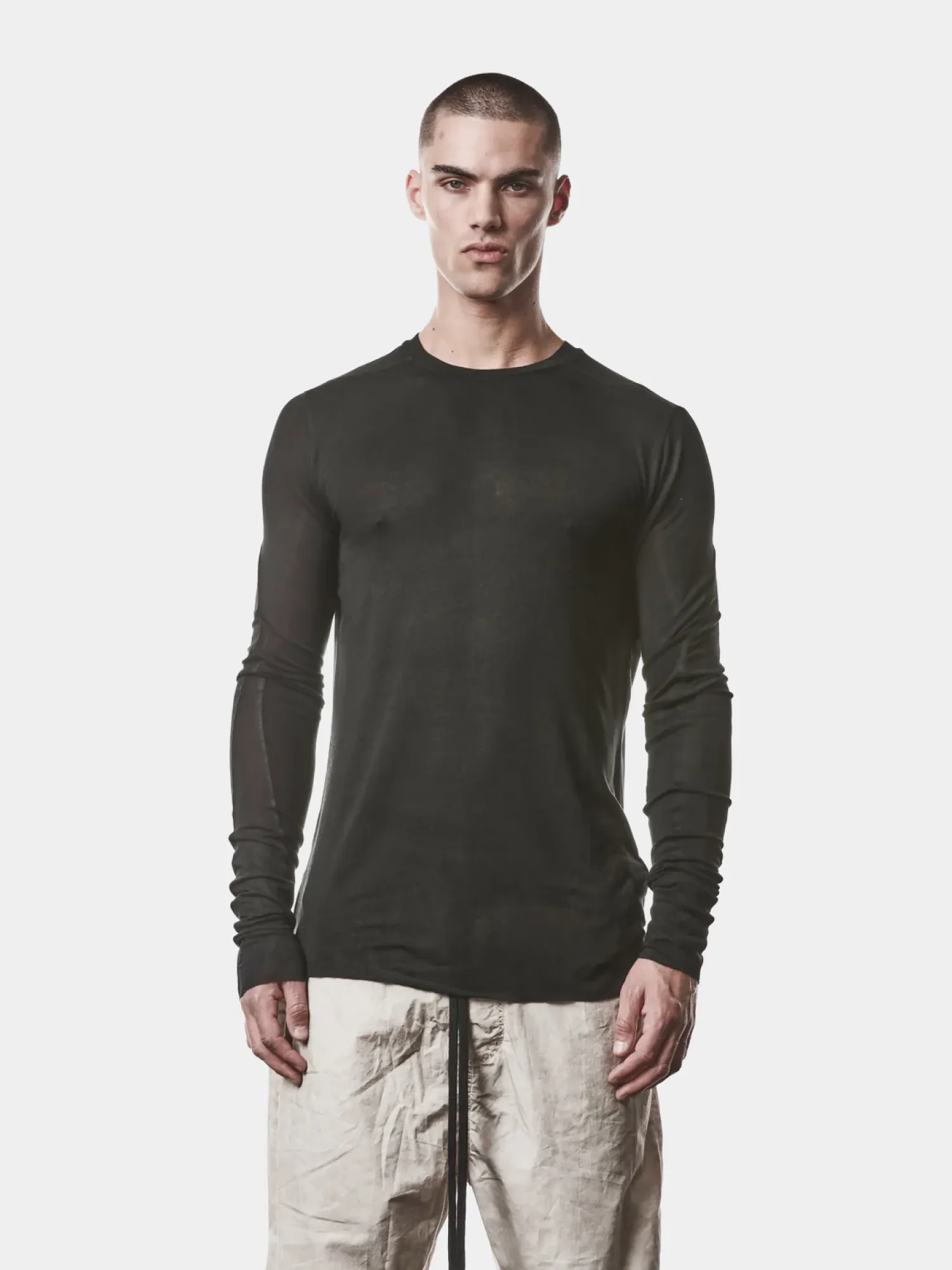 Лонгслив thom/krom M TS 953 Black