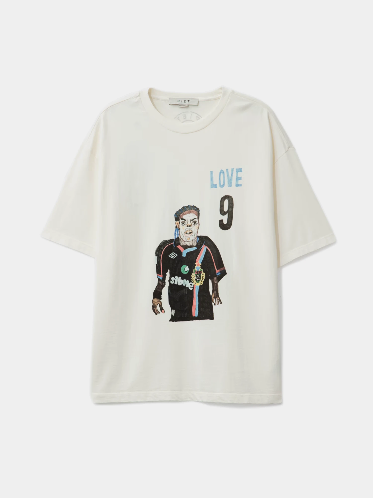 Футболка PIET Illustrated Bone White