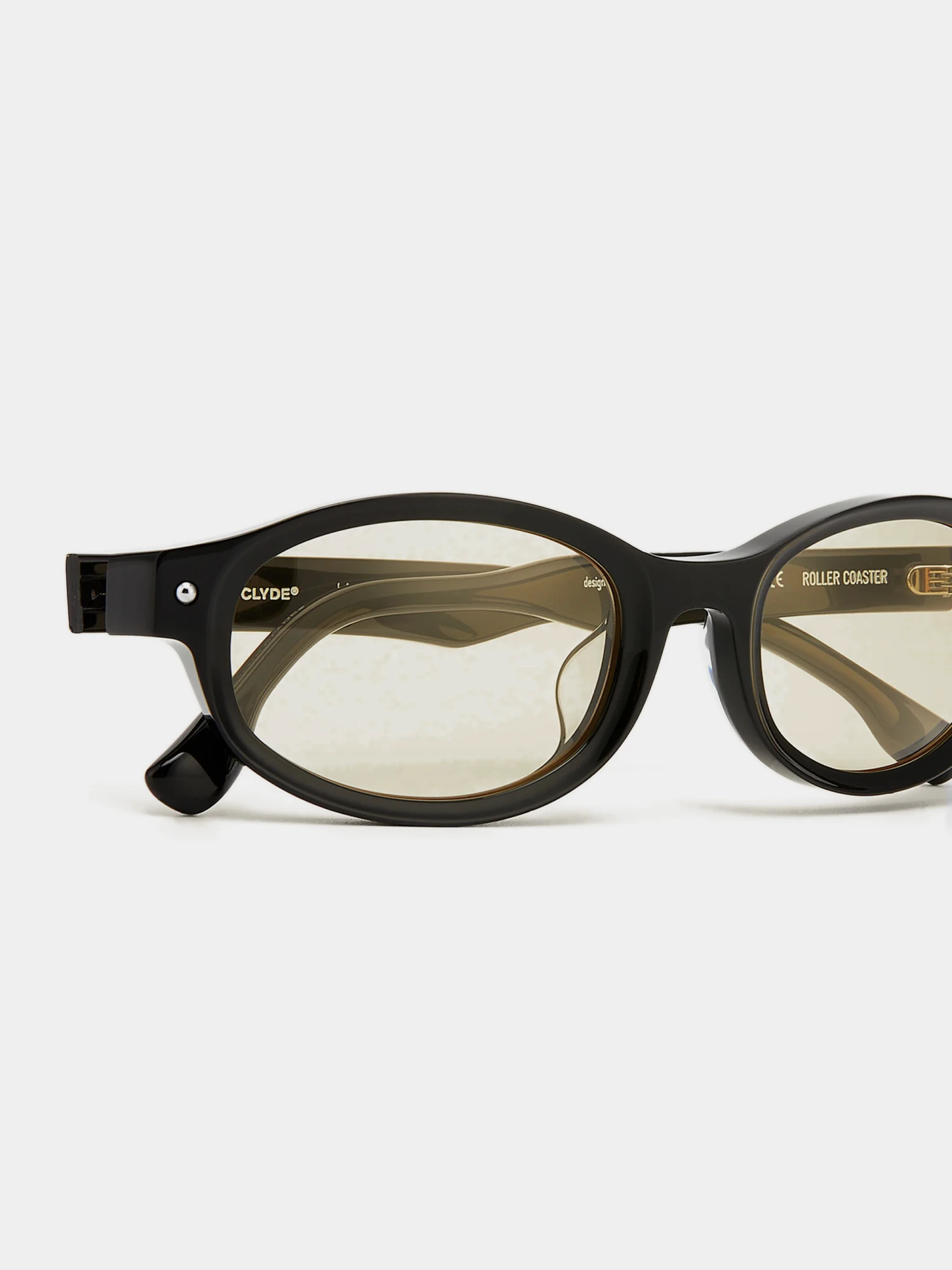 Очки Bonnie Clyde Roller Coaster Black & Yellow Tint