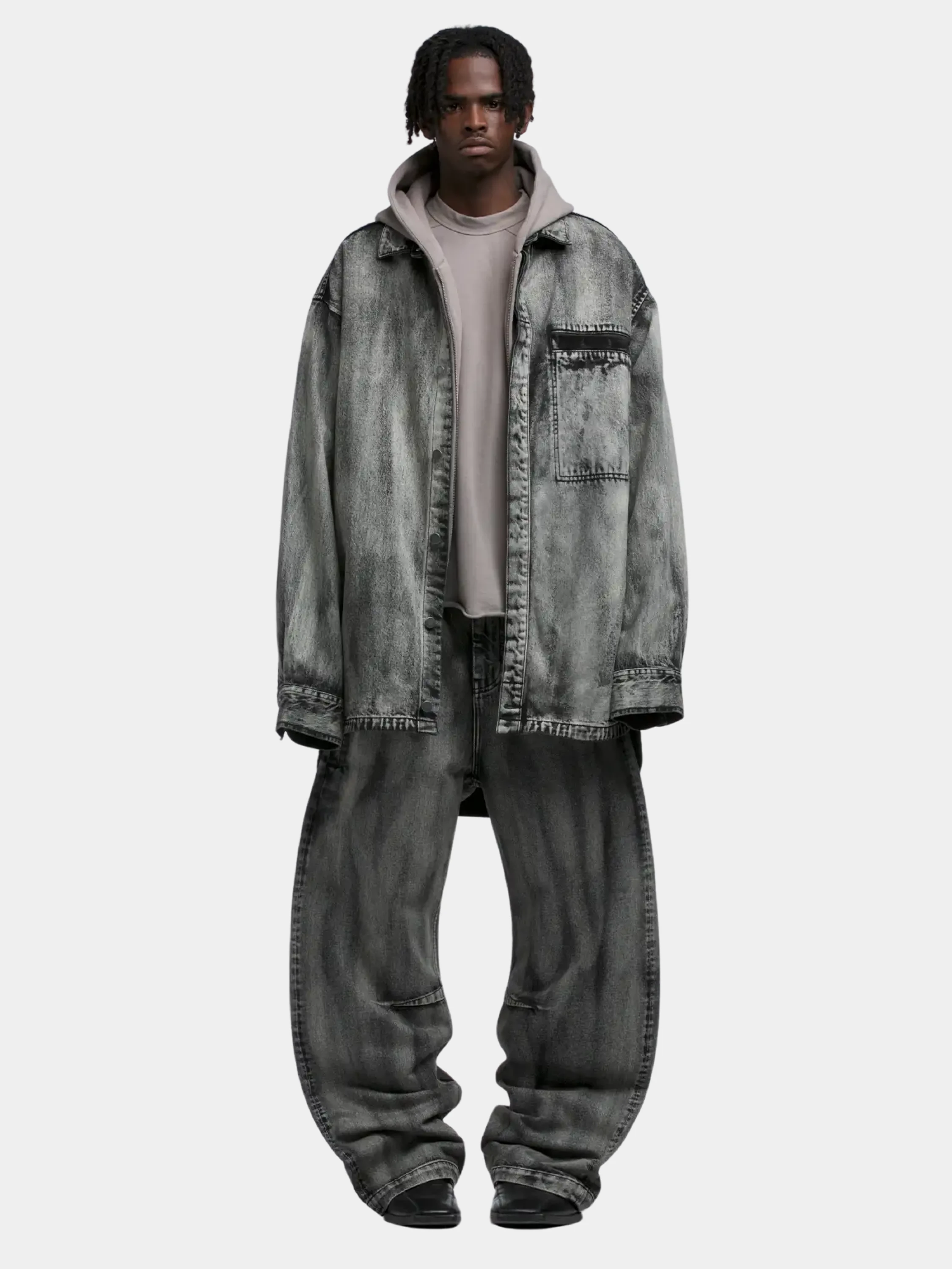 Рубашка entire studios Herculean Shirt Chargrill