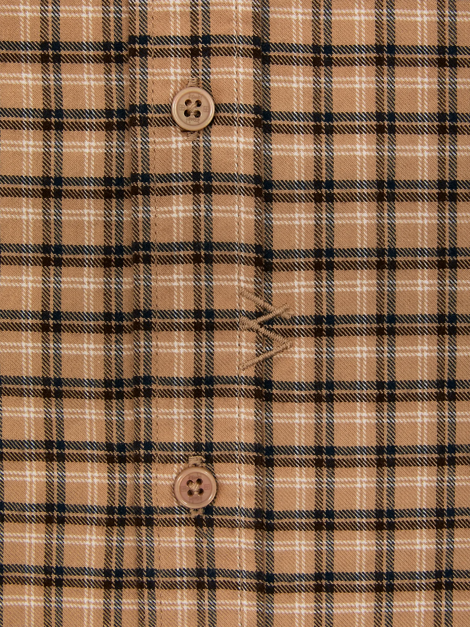 Рубашка Ksubi Astra Tan Plaid Multi