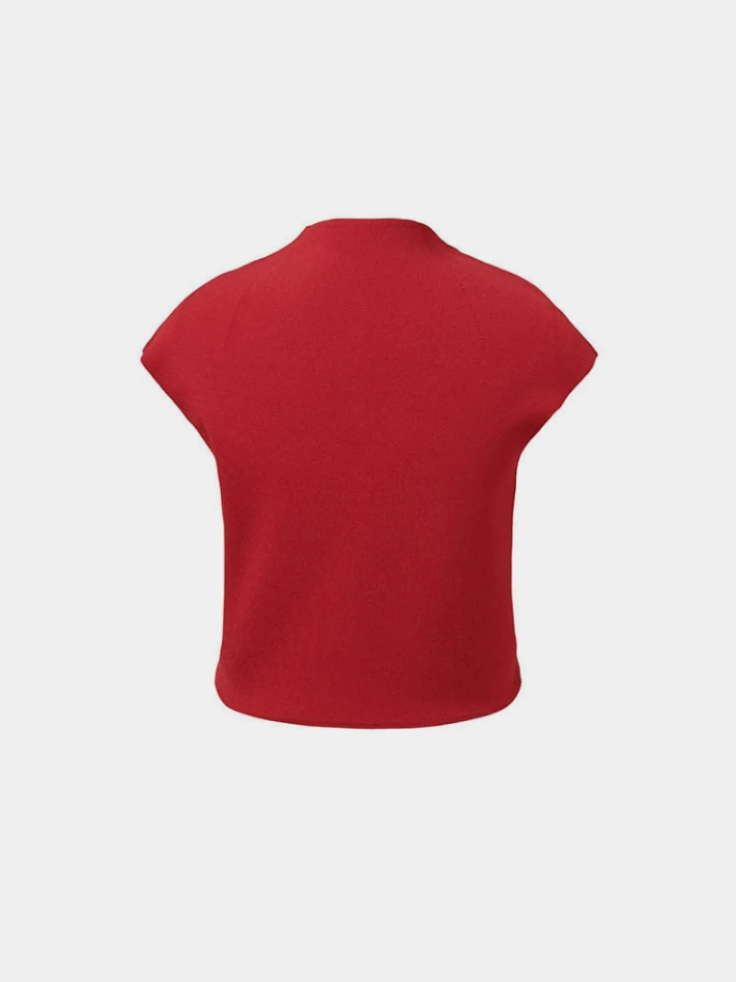 Женский кардиган AMOMENTO Wholegarment Cap Sleeve Red