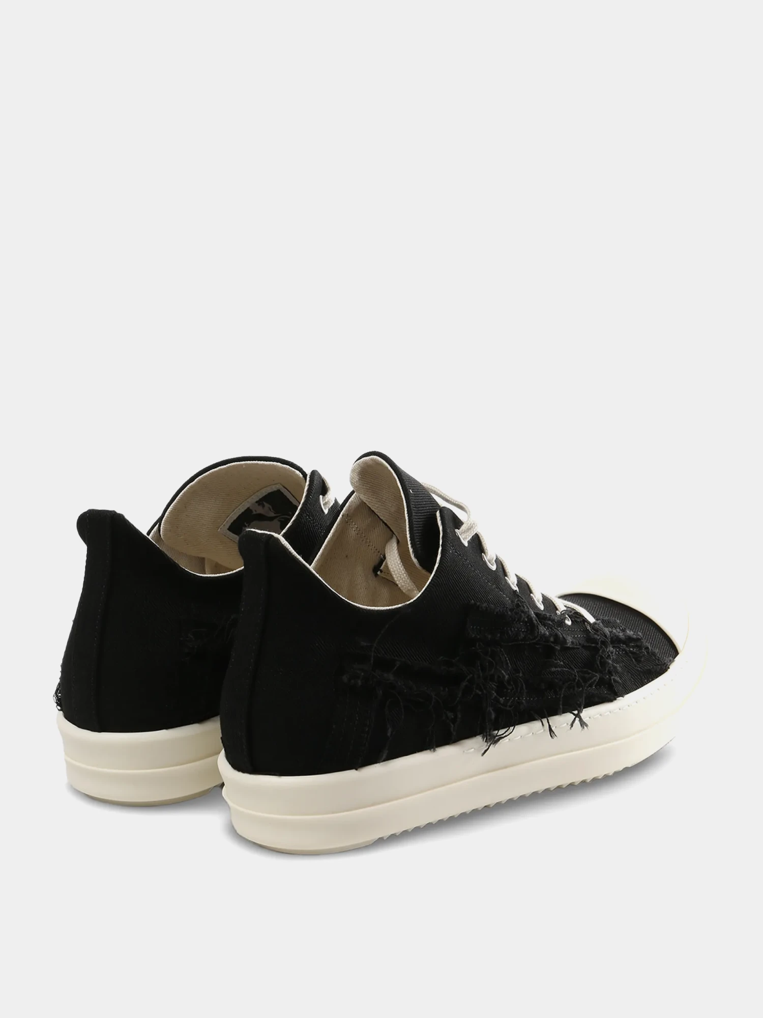 Кеды RICK OWENS DRKSHDW Denim Low Sneaks Black/Milk