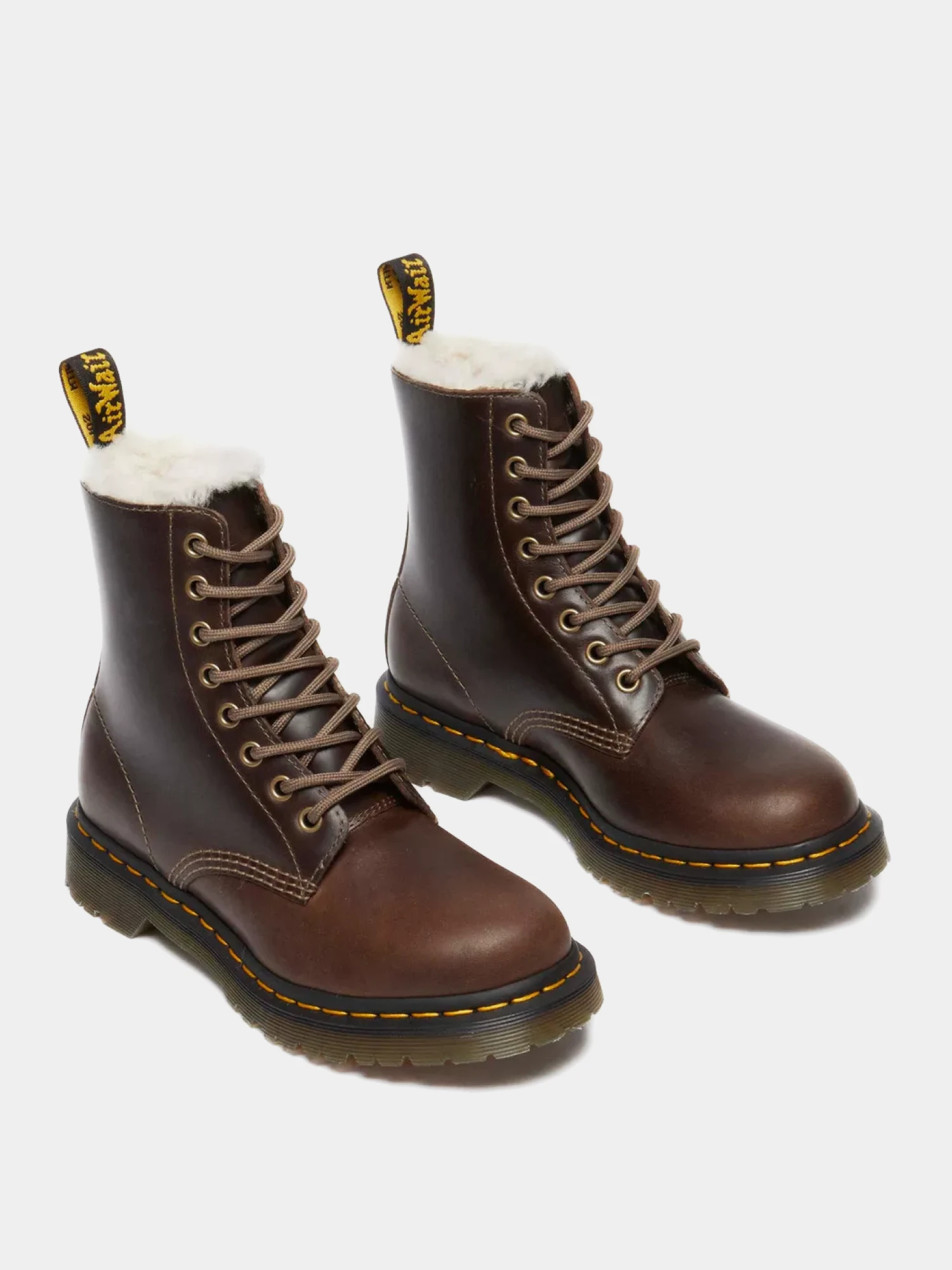 Женские ботинки Dr. Martens 1460 Pascal Serena Dark Khaki