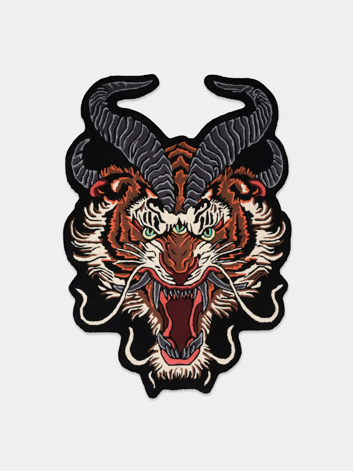 Ковер MAHARISHI 1551 Tiger Dragon Head Multi