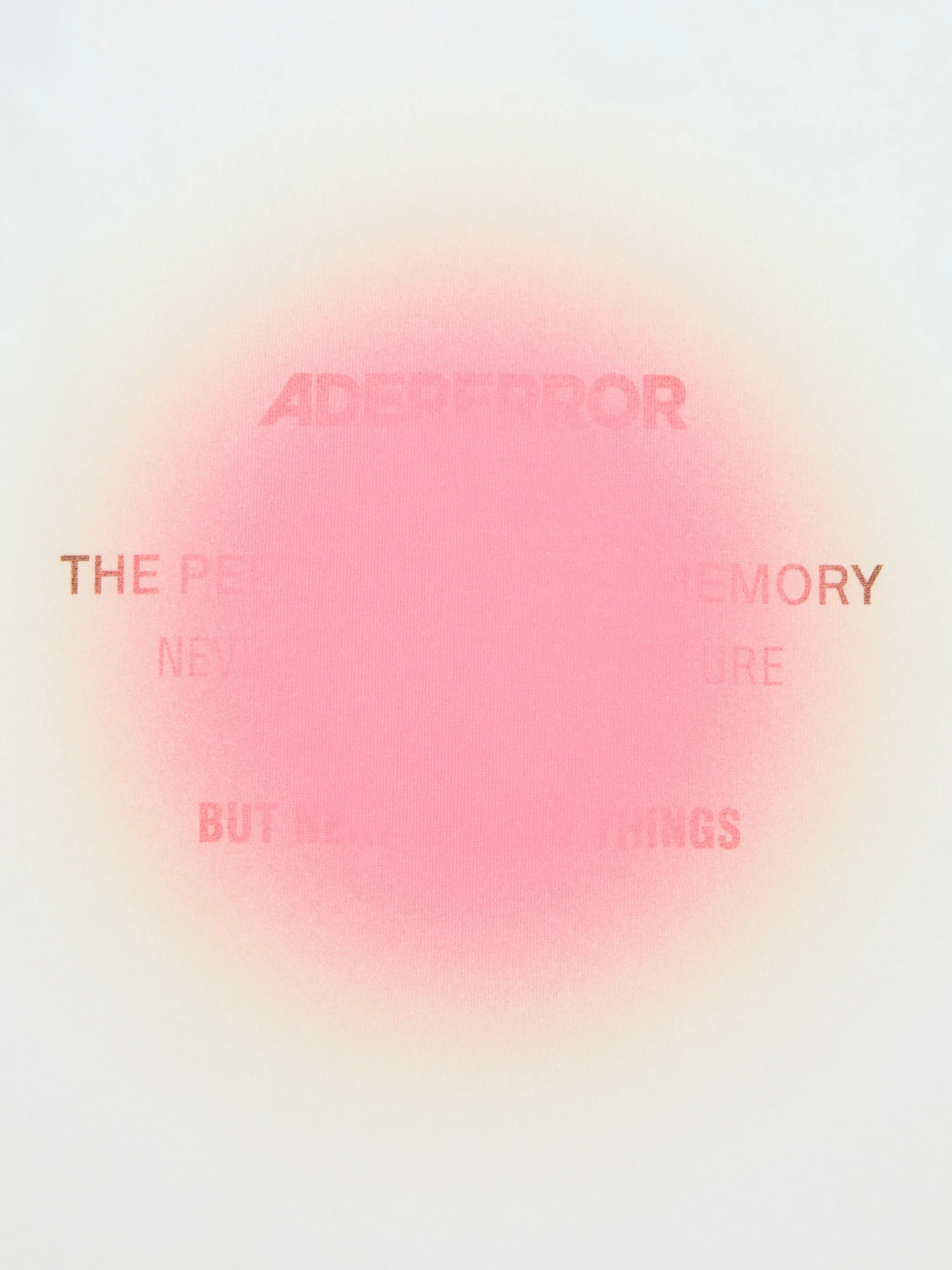 Футболка ADERERROR Eternity T-Shirt Product. 46 Pink
