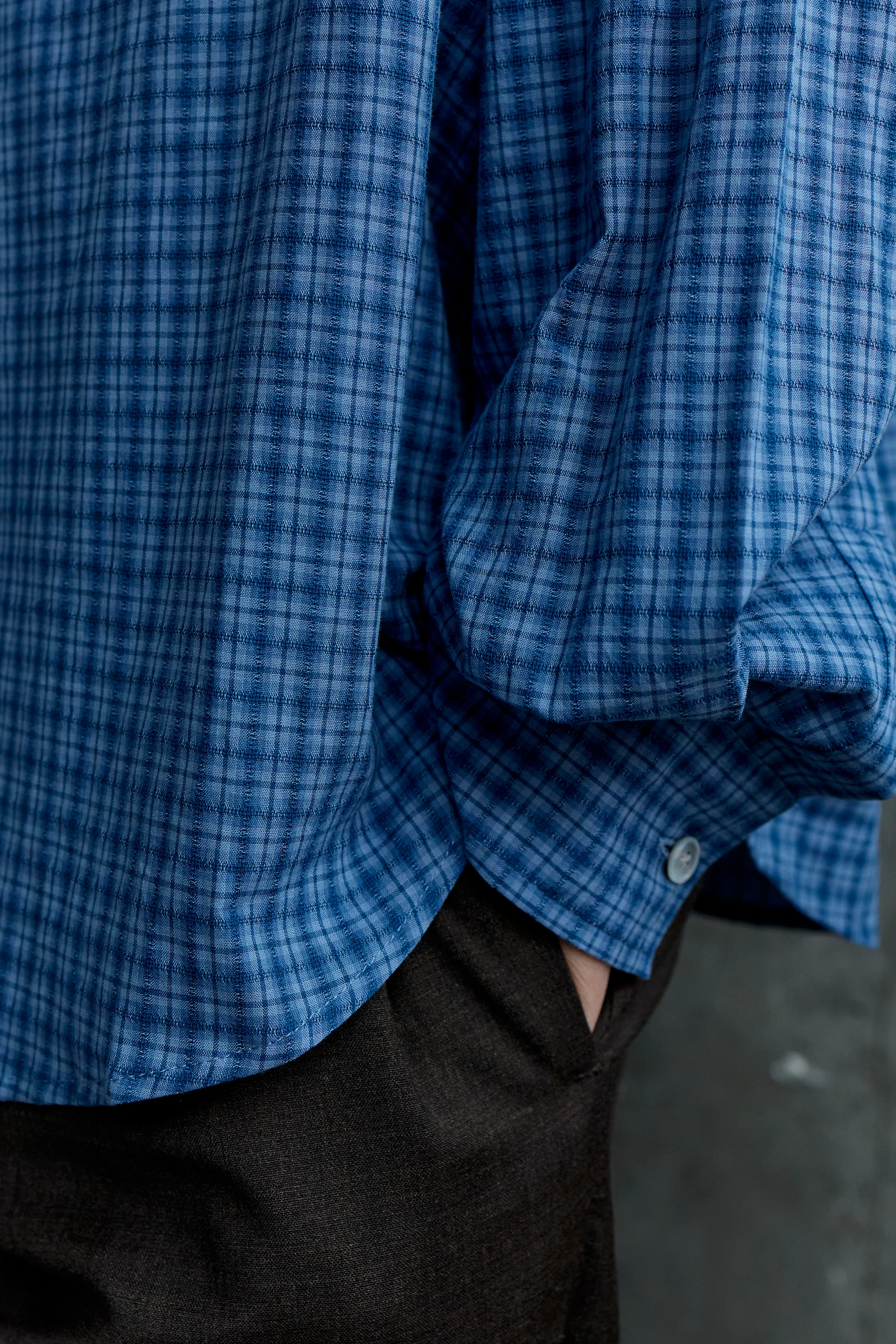 Рубашка COOR Alternate Check Oversized Blue Check