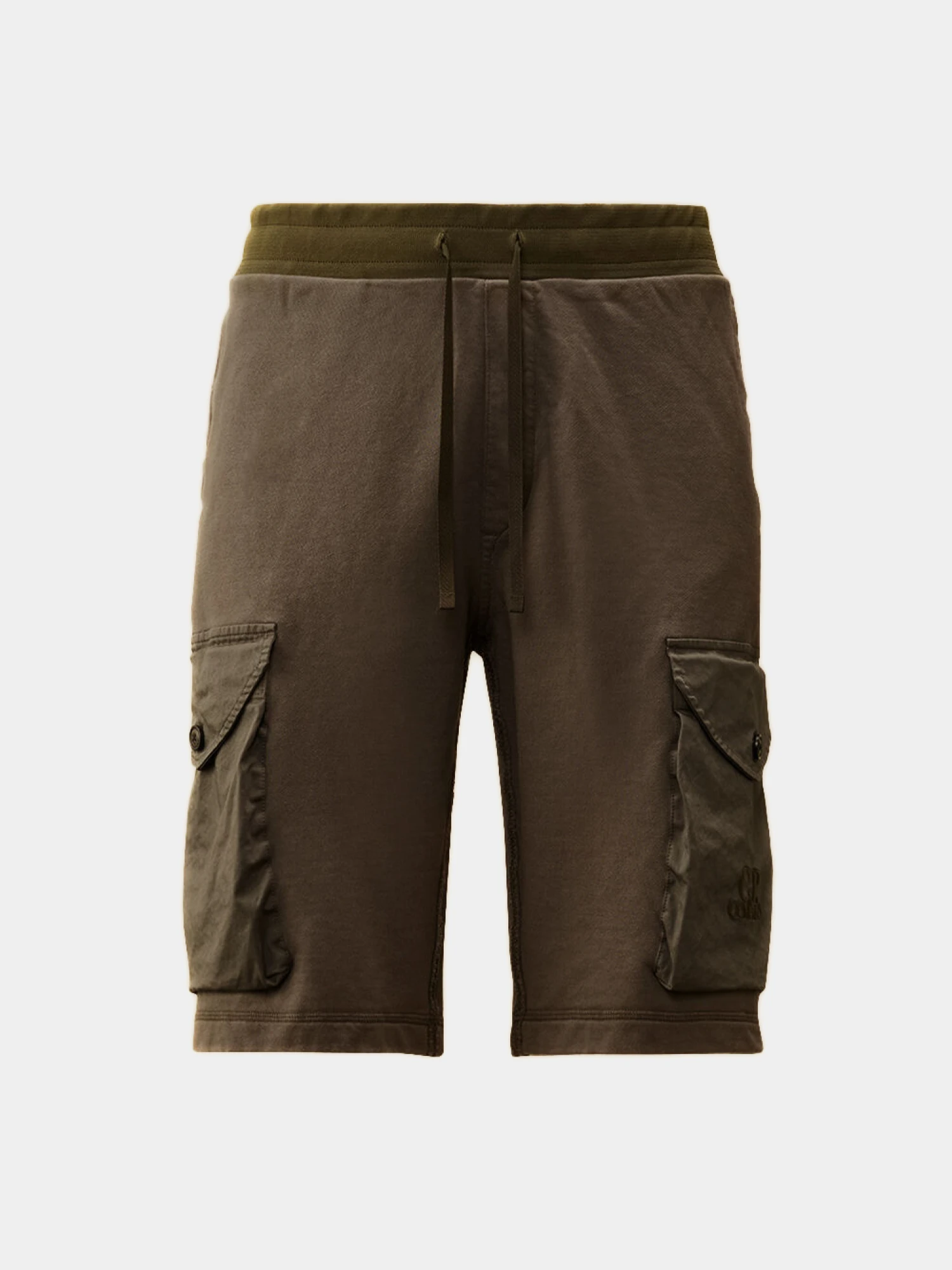 Шорты C.P. Company Diagonal Fleece Mixed Cargo Smoked Pearl