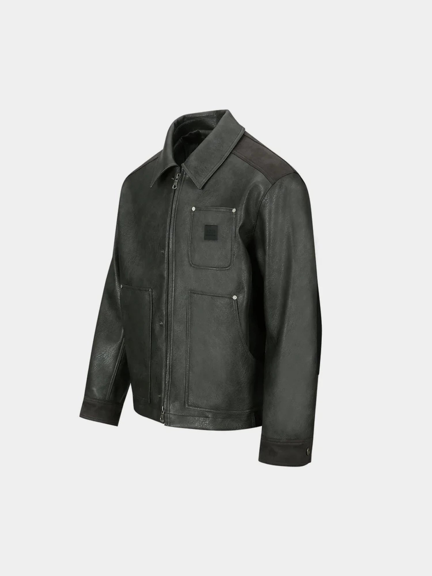 Кожаная Куртка Andersson Bell Faux-Leather Carpenter Grey