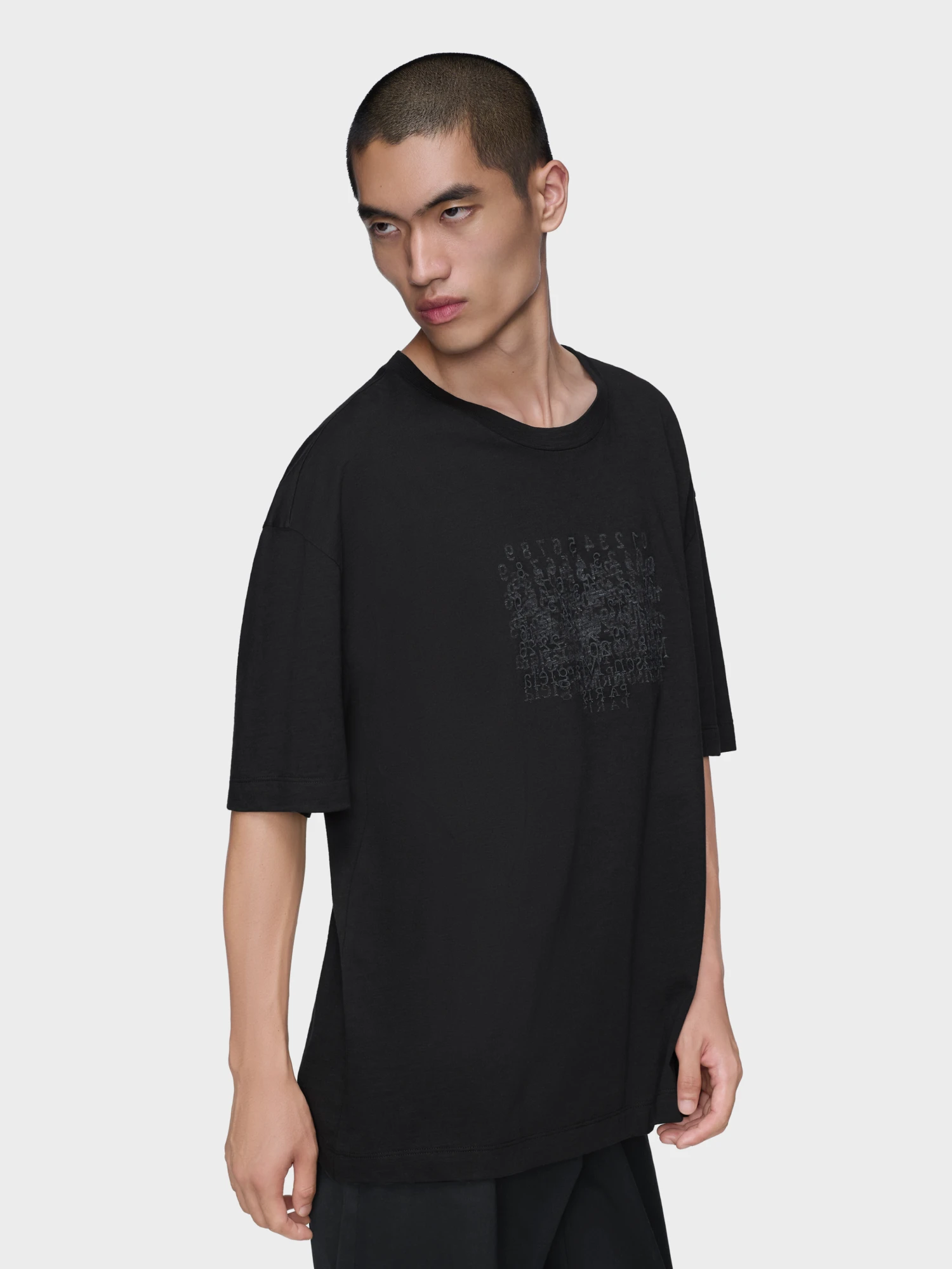 Футболка Maison Margiela Numbers Oversize Black