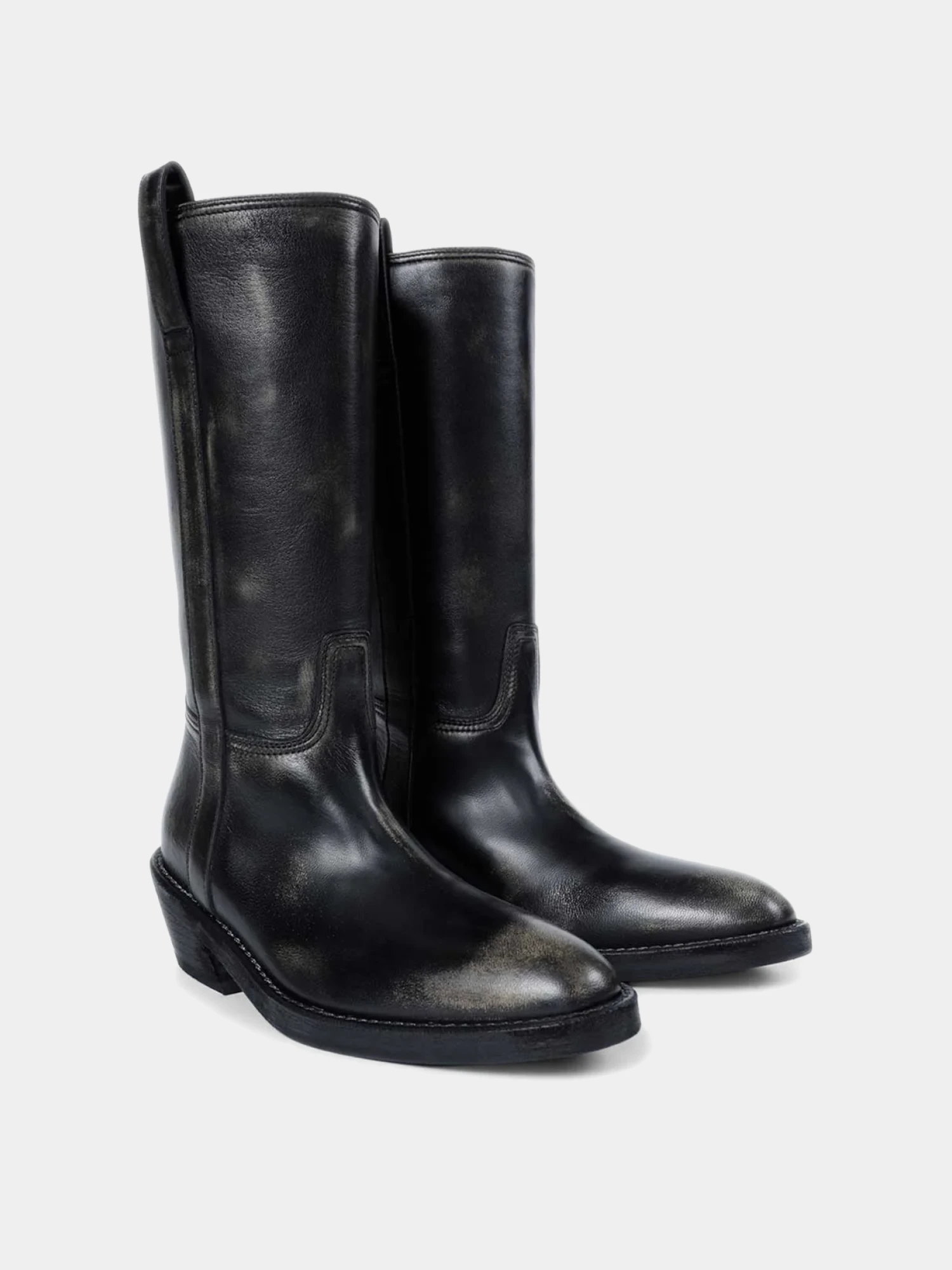 Женские сапоги Ann Demeulemeester Laxit Black