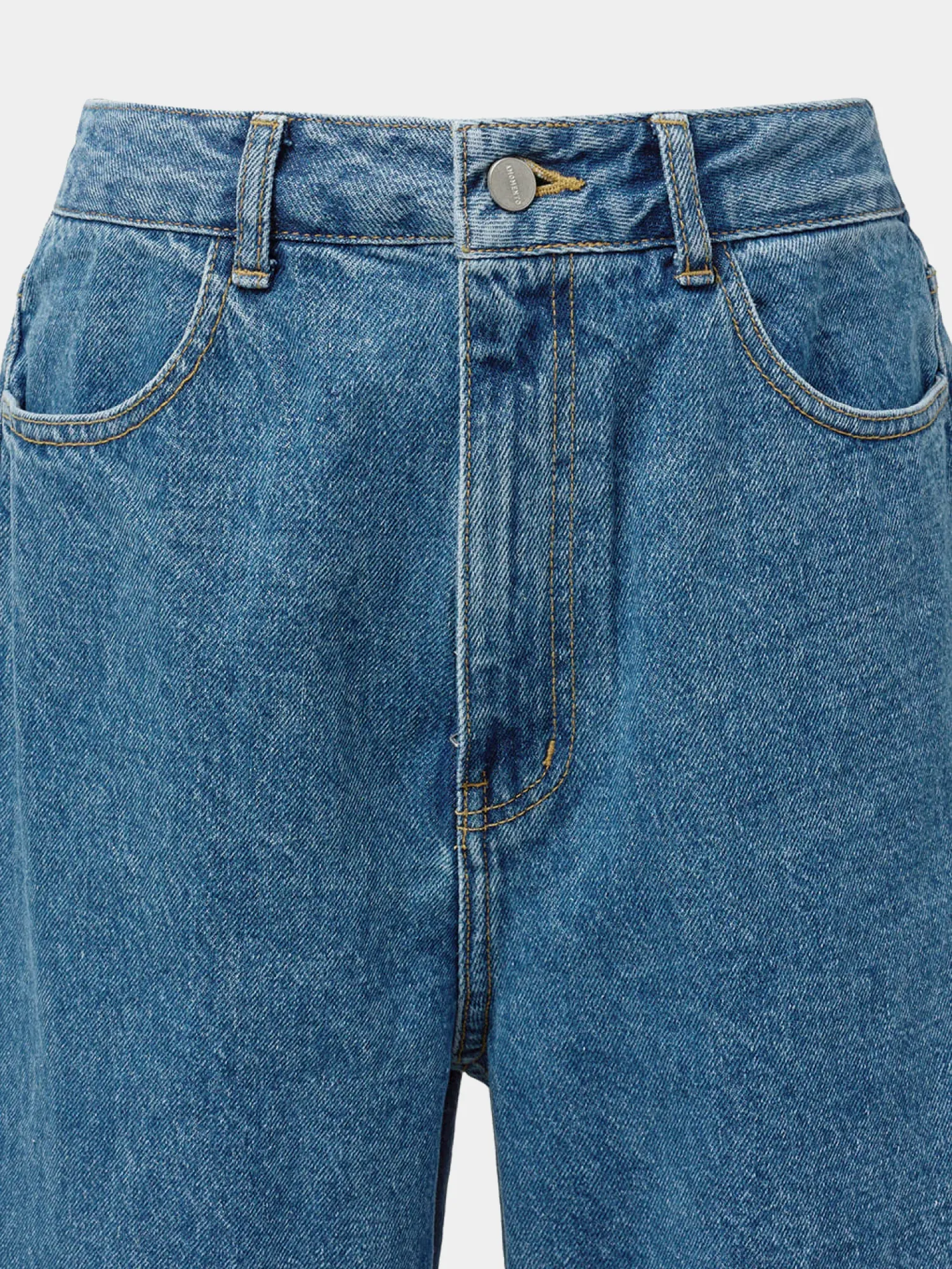 Джинсы AMOMENTO Men's Recycle Cotton Mid Blue