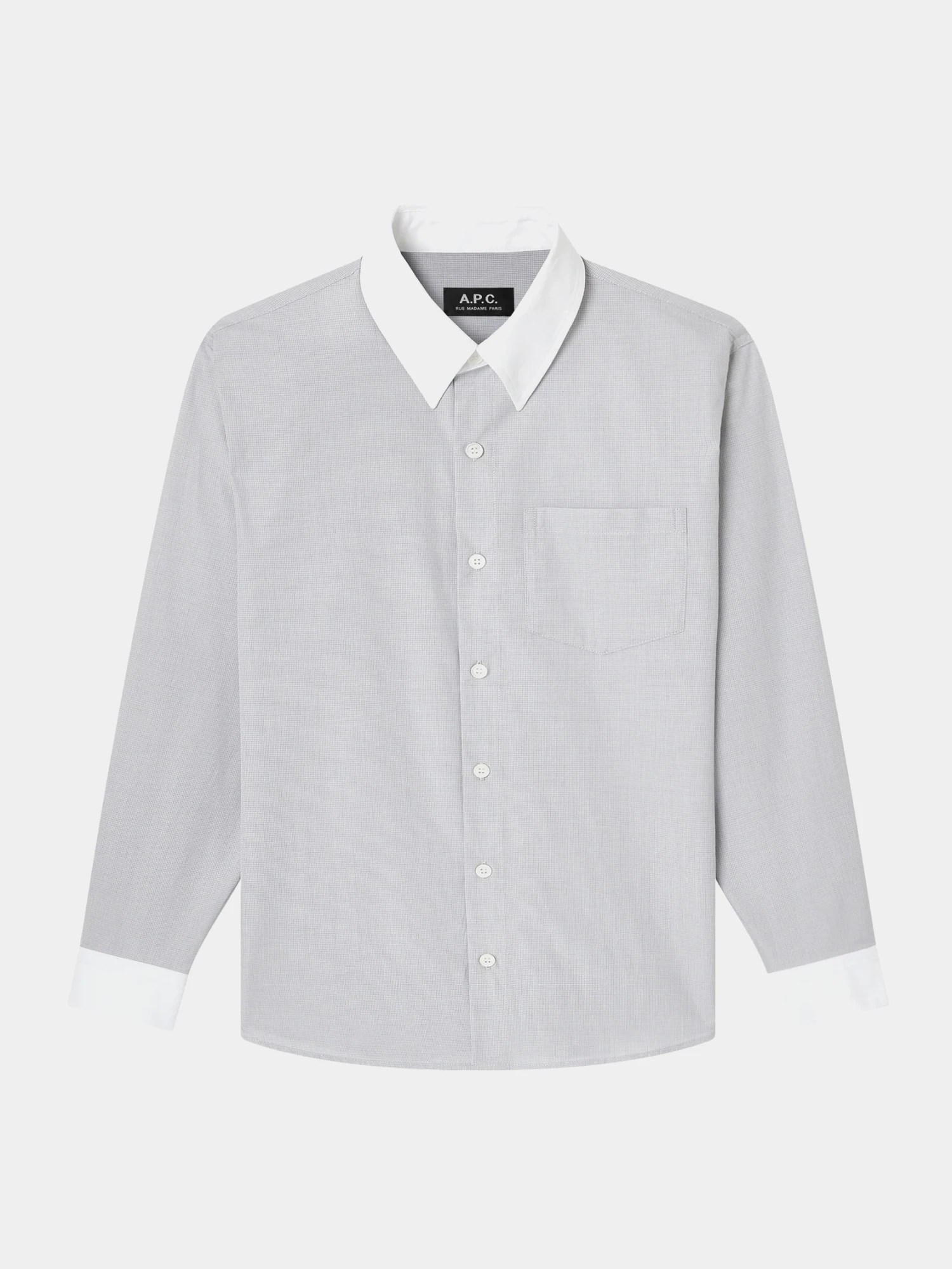 Женская рубашка A.P.C. Yuna Light Grey
