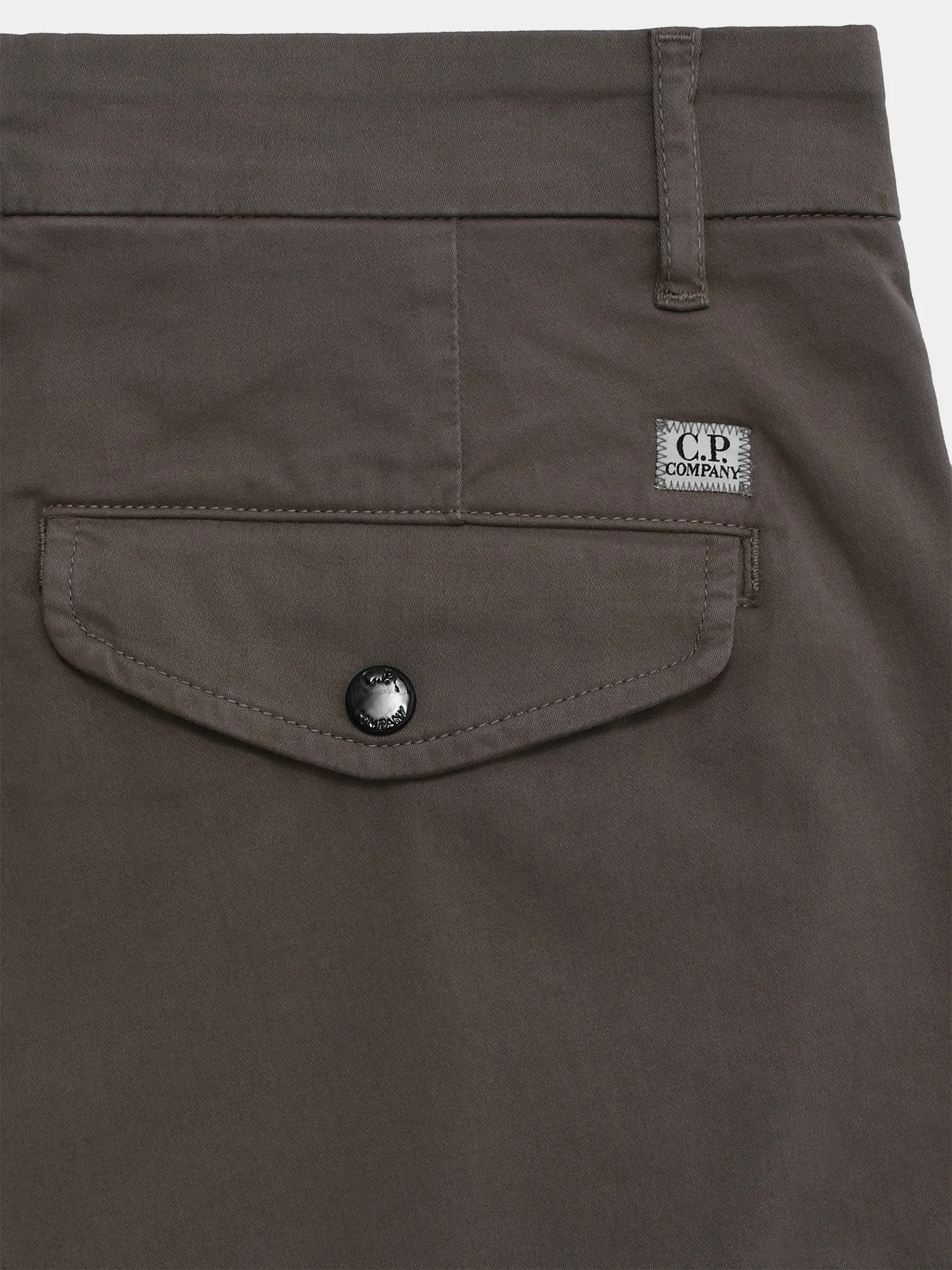 Брюки C.P. Company Stretch Sateen Ergonomic Lens Walnut