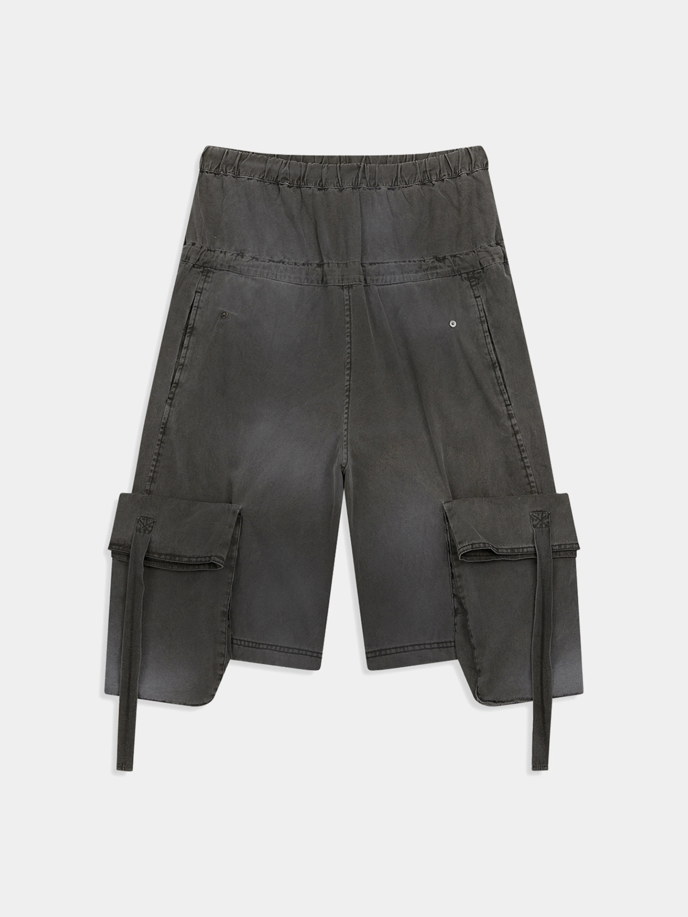 Шорты OPEN YY Rolled Waist Cargo Shorts Charcoal