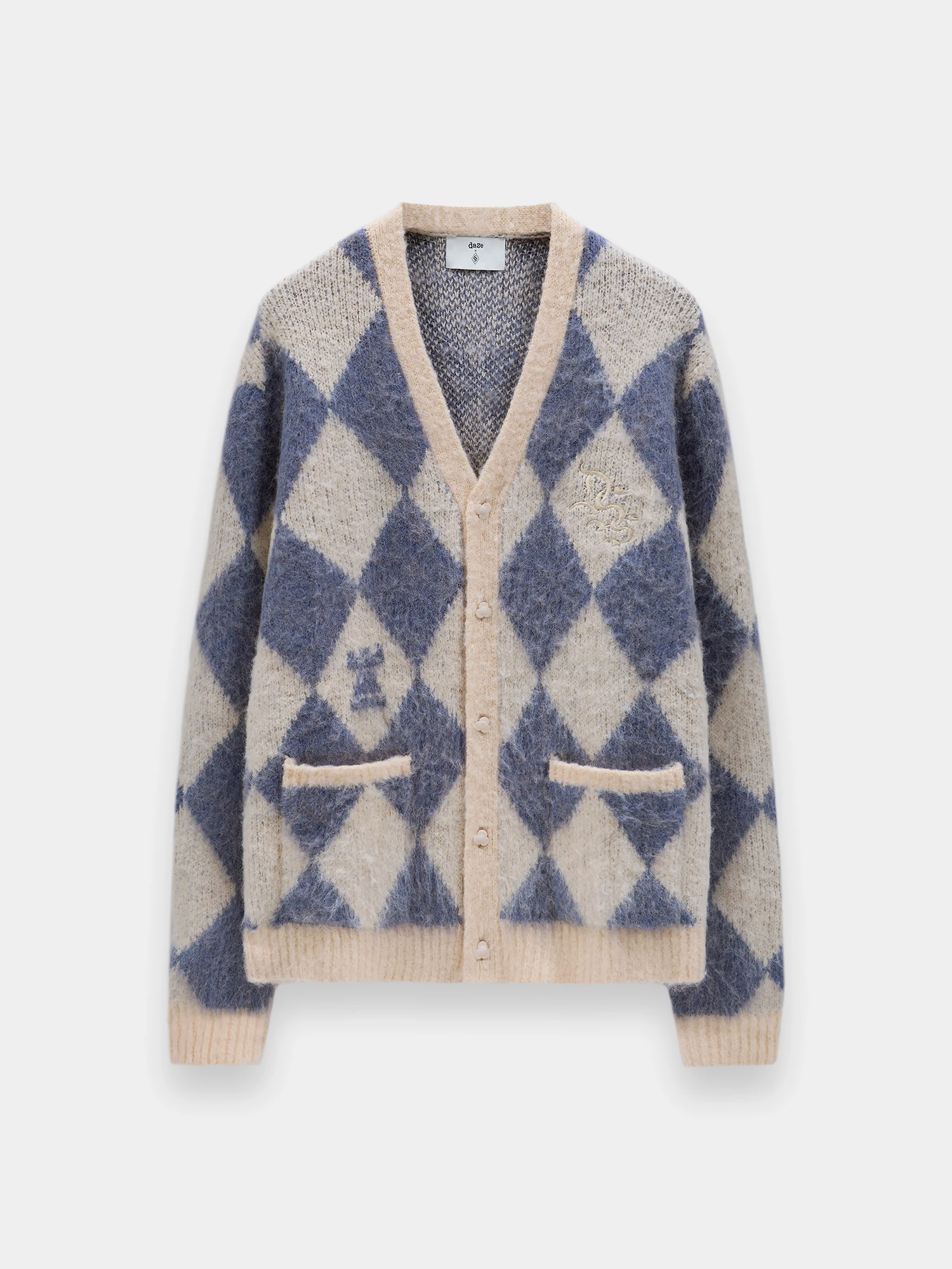 Кардиган Studio Slow x Daze Devil Logo Blue