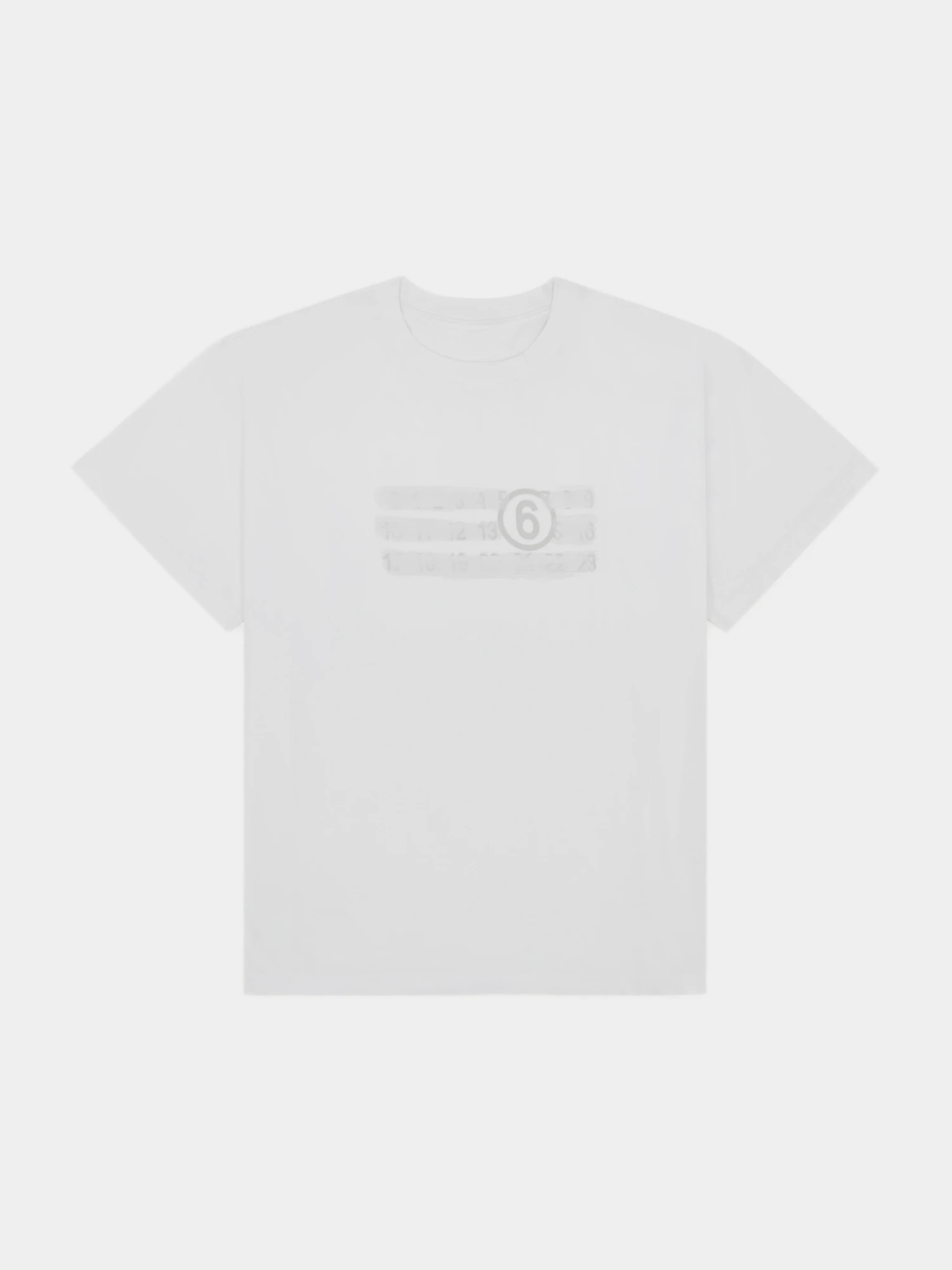 Футболка MM6 Maison Margiela Numeric White