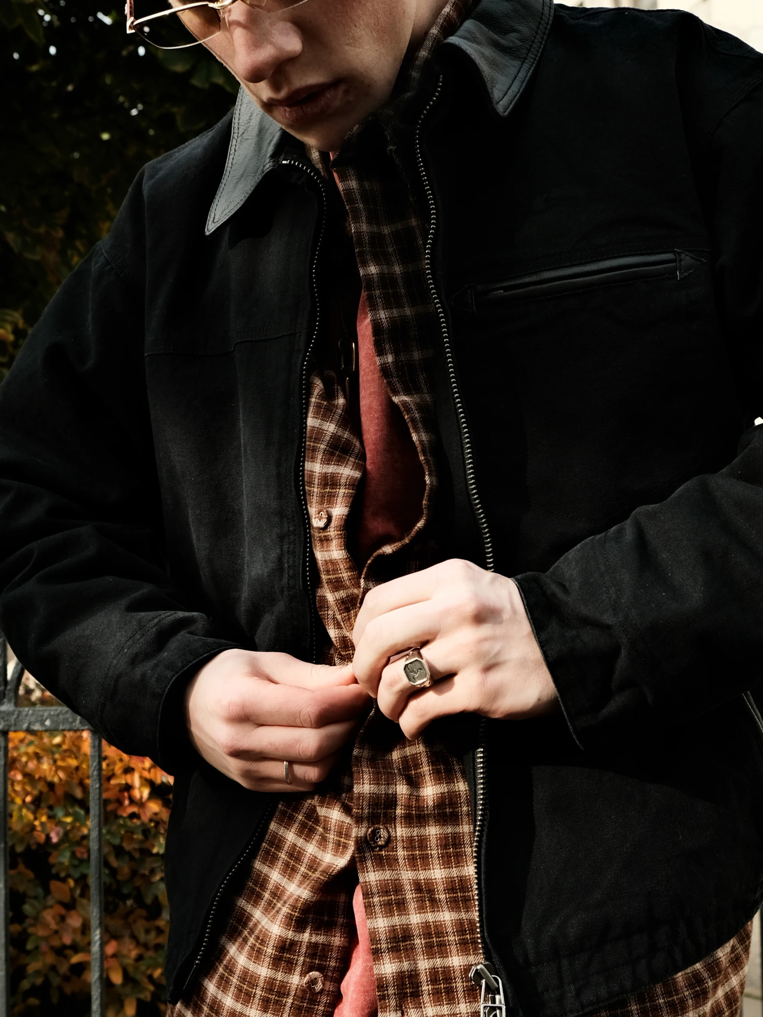 Куртка FrizmWORKS Heavy Canvas Destroyed Black