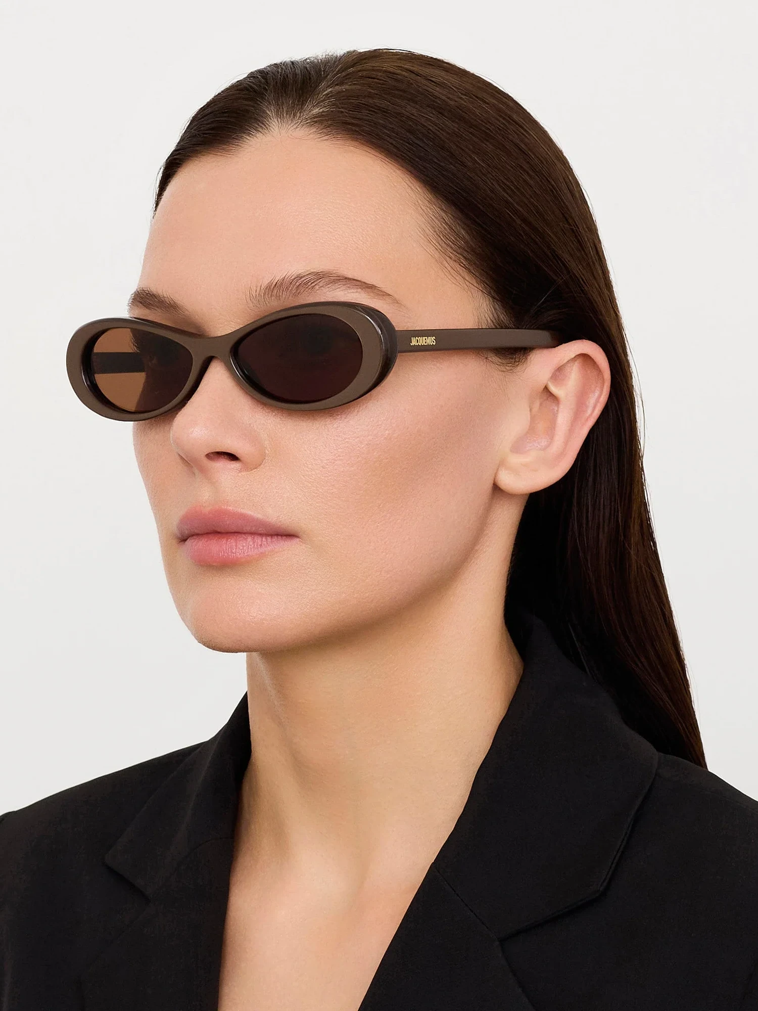 Очки JACQUEMUS Nuvola Metallic Brown