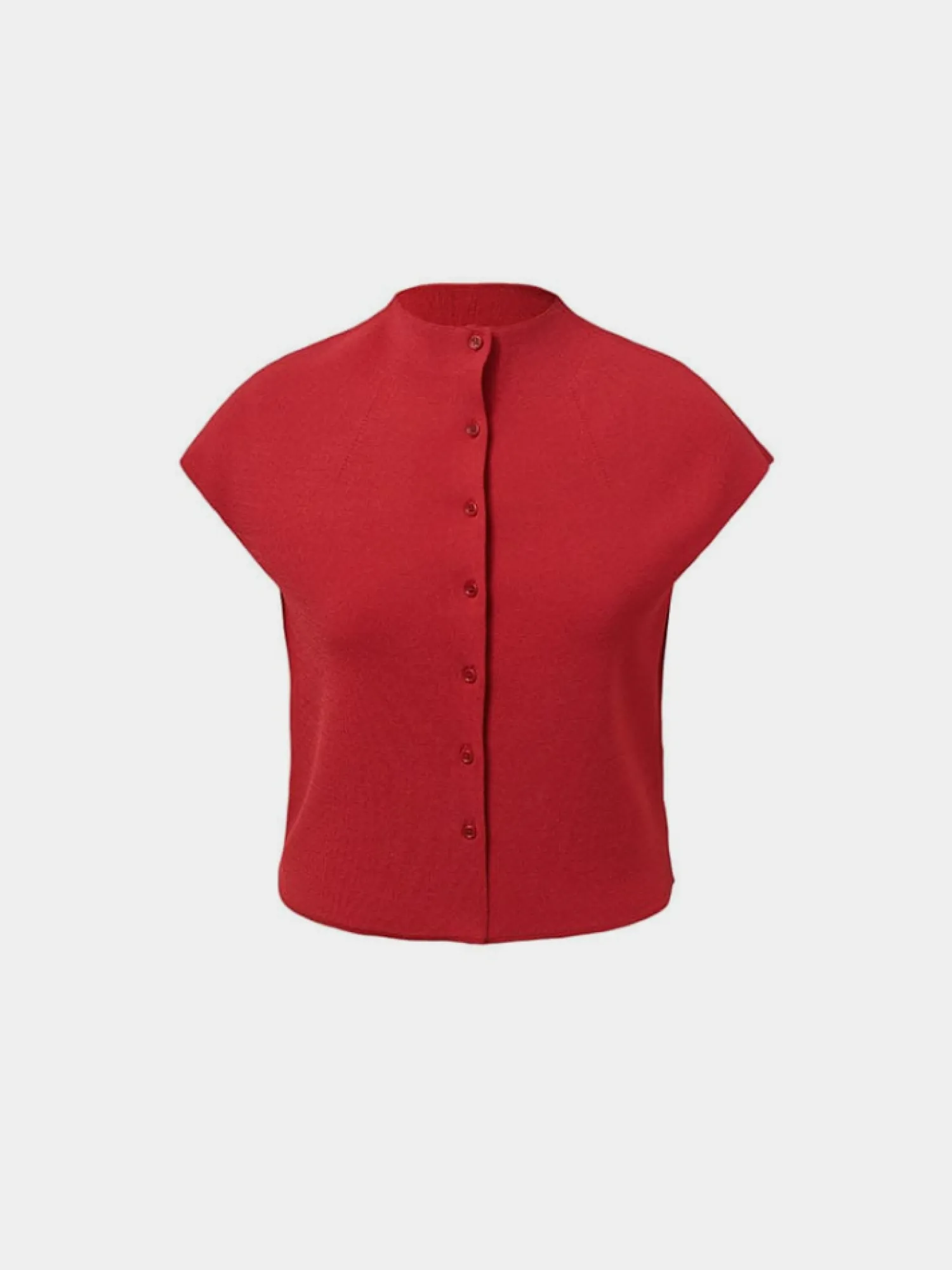 Женский кардиган AMOMENTO Wholegarment Cap Sleeve Red