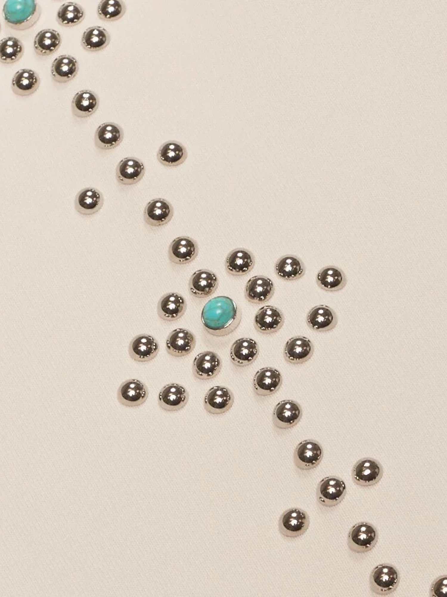Зип-худи KidSuper Dove & Eye Studded Vintage White