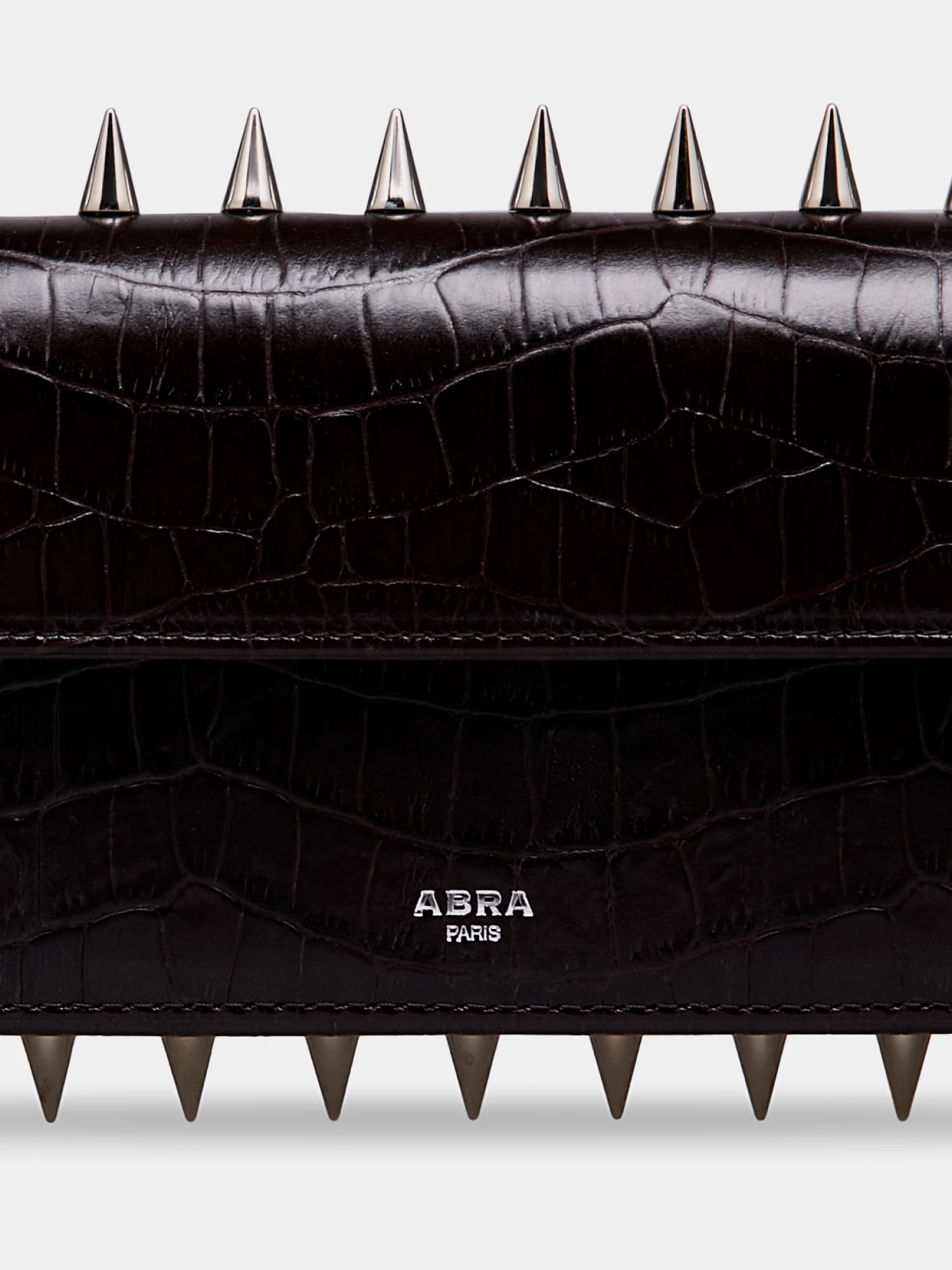 Сумка ABRA Spike Baguette Brown