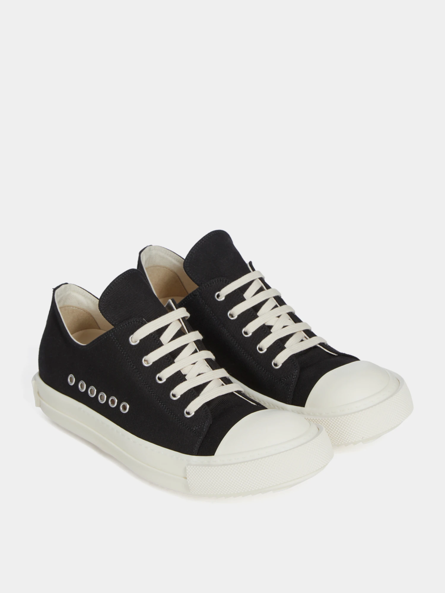 Кеды RICK OWENS DRKSHDW Extreme Low Black/Milk