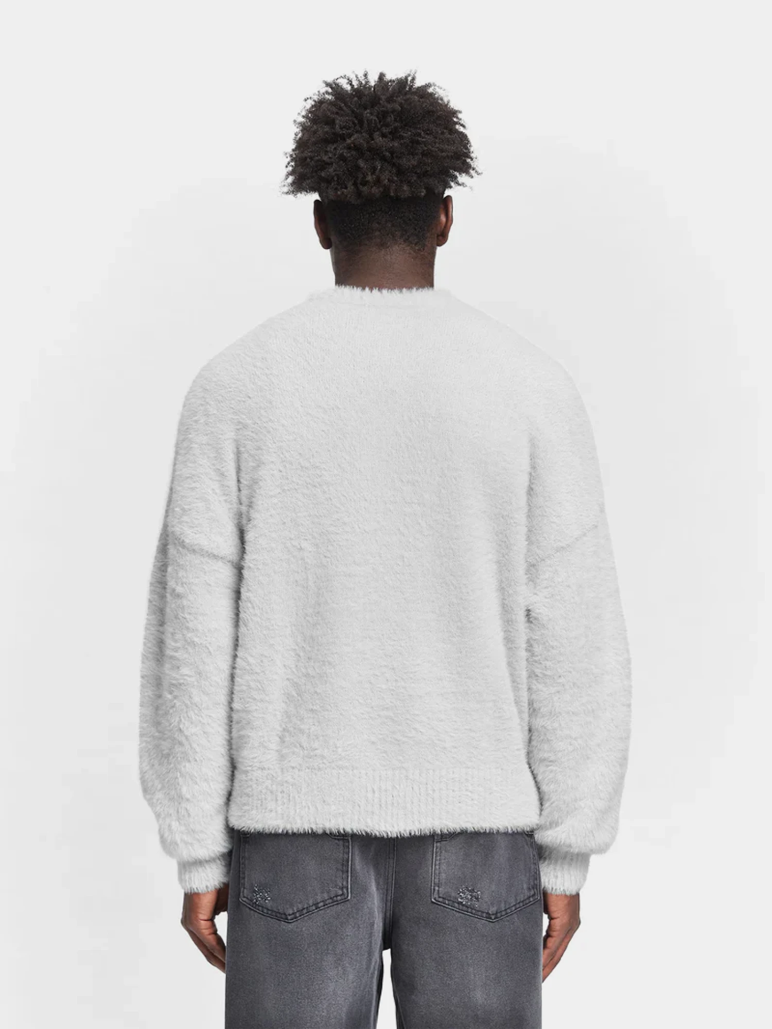 Свитер RETERNITY Essential Furry Knit Light Grey
