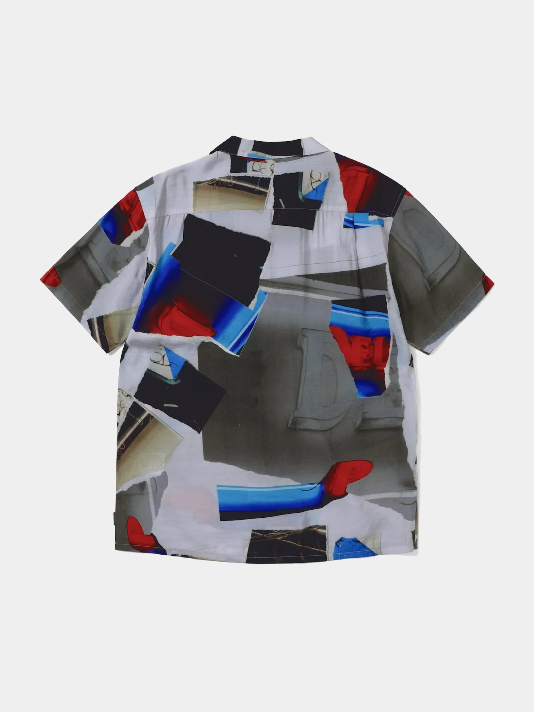 Рубашка thisisneverthat Torn Rayon S/S Shirt Multi