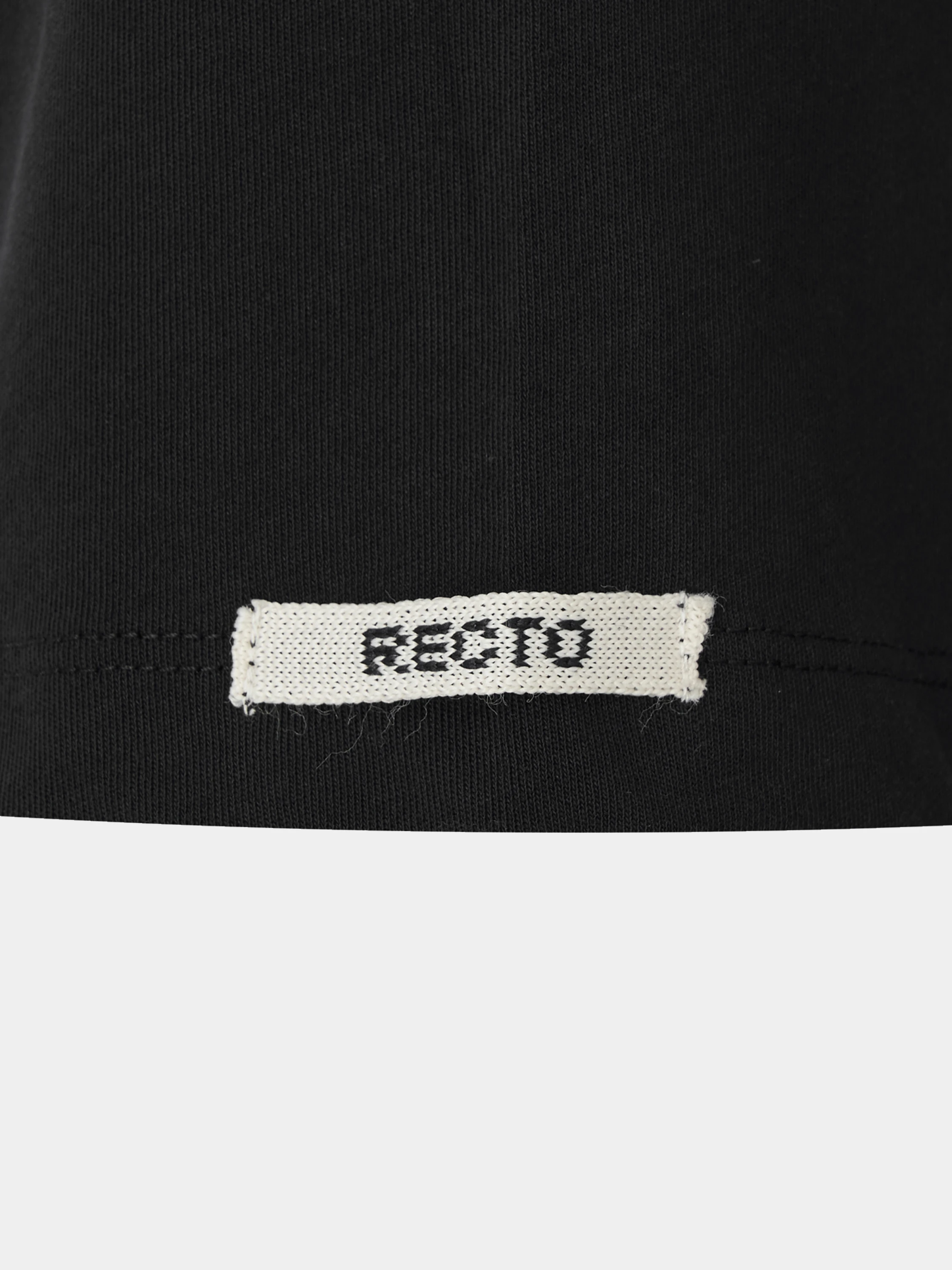 Футболка Recto RC Logo Jacquard Patch T-shirt Black