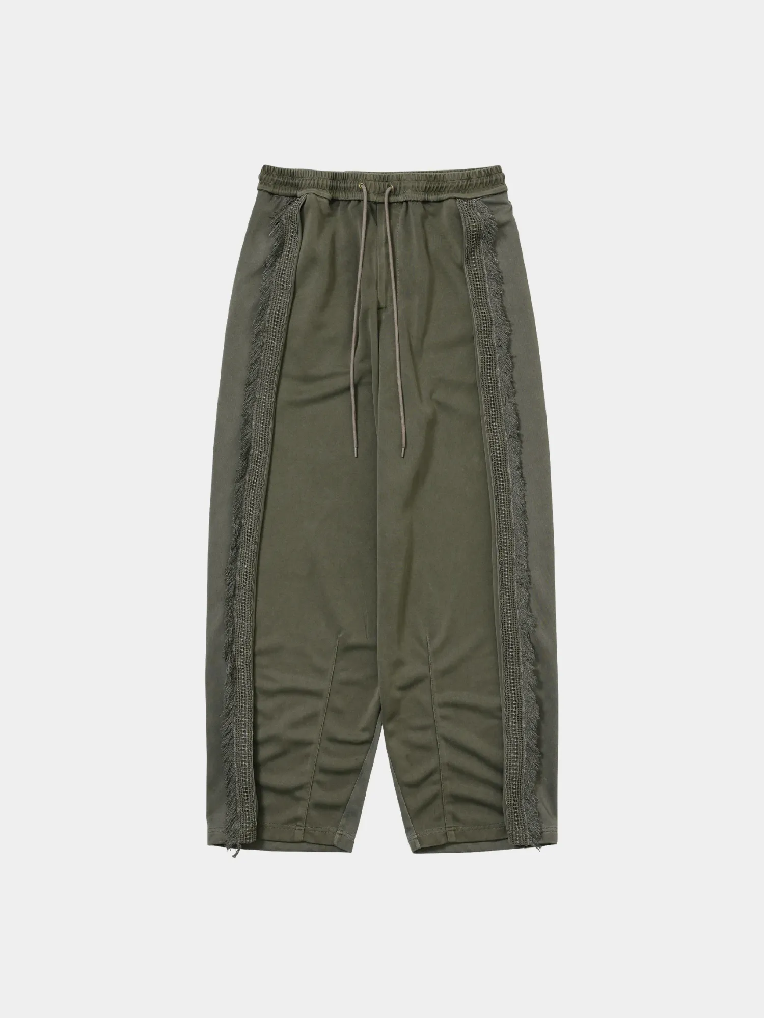 Брюки AJOBYAJO Lace Trimming Track Khaki