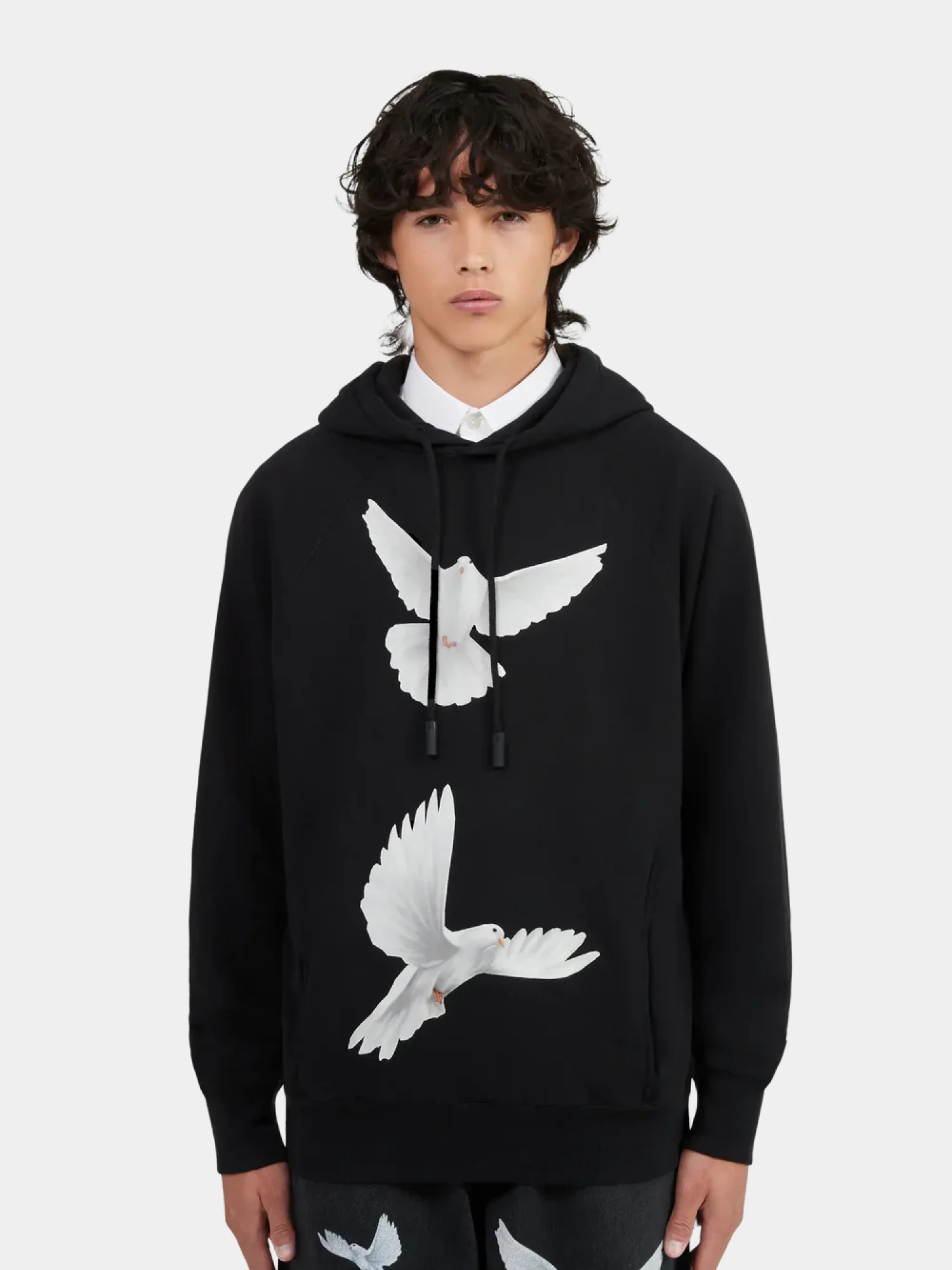 Худи 3.PARADIS Freedom Doves Black