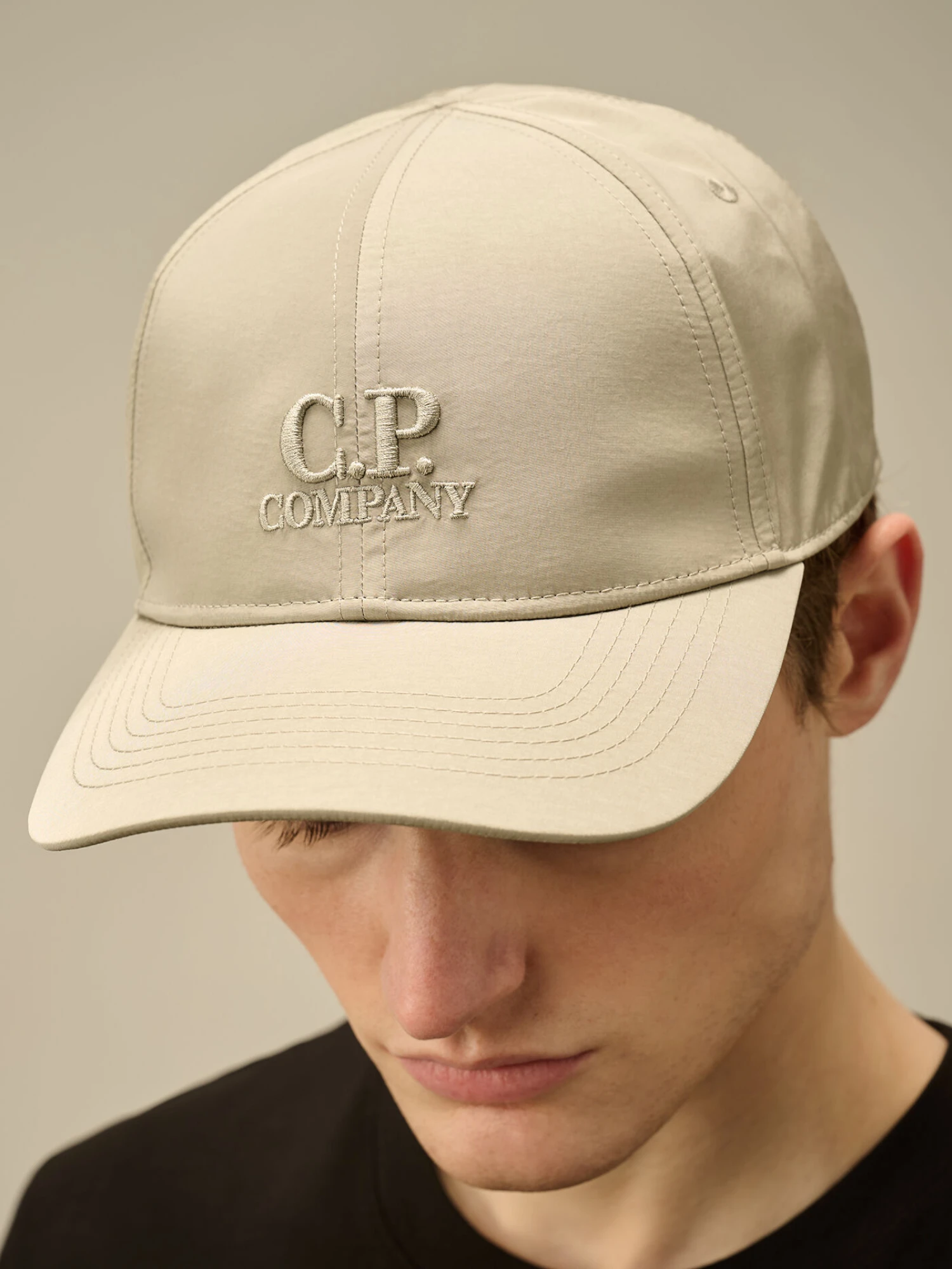 Кепка C.P. Company Chrome-R Logo Cap Vintage Khaki