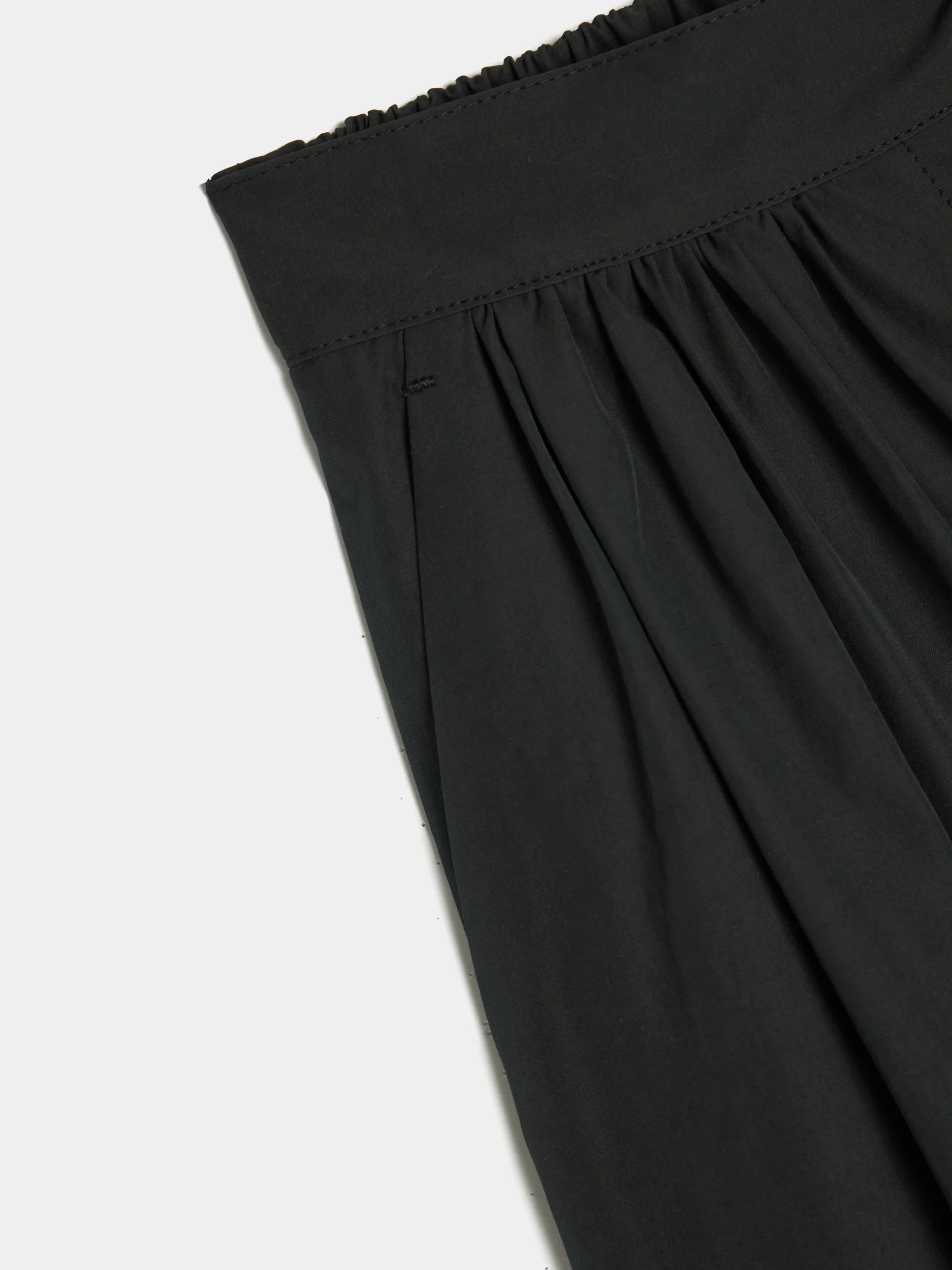 Женские брюки AMOMENTO Shirring Banding Pants Black