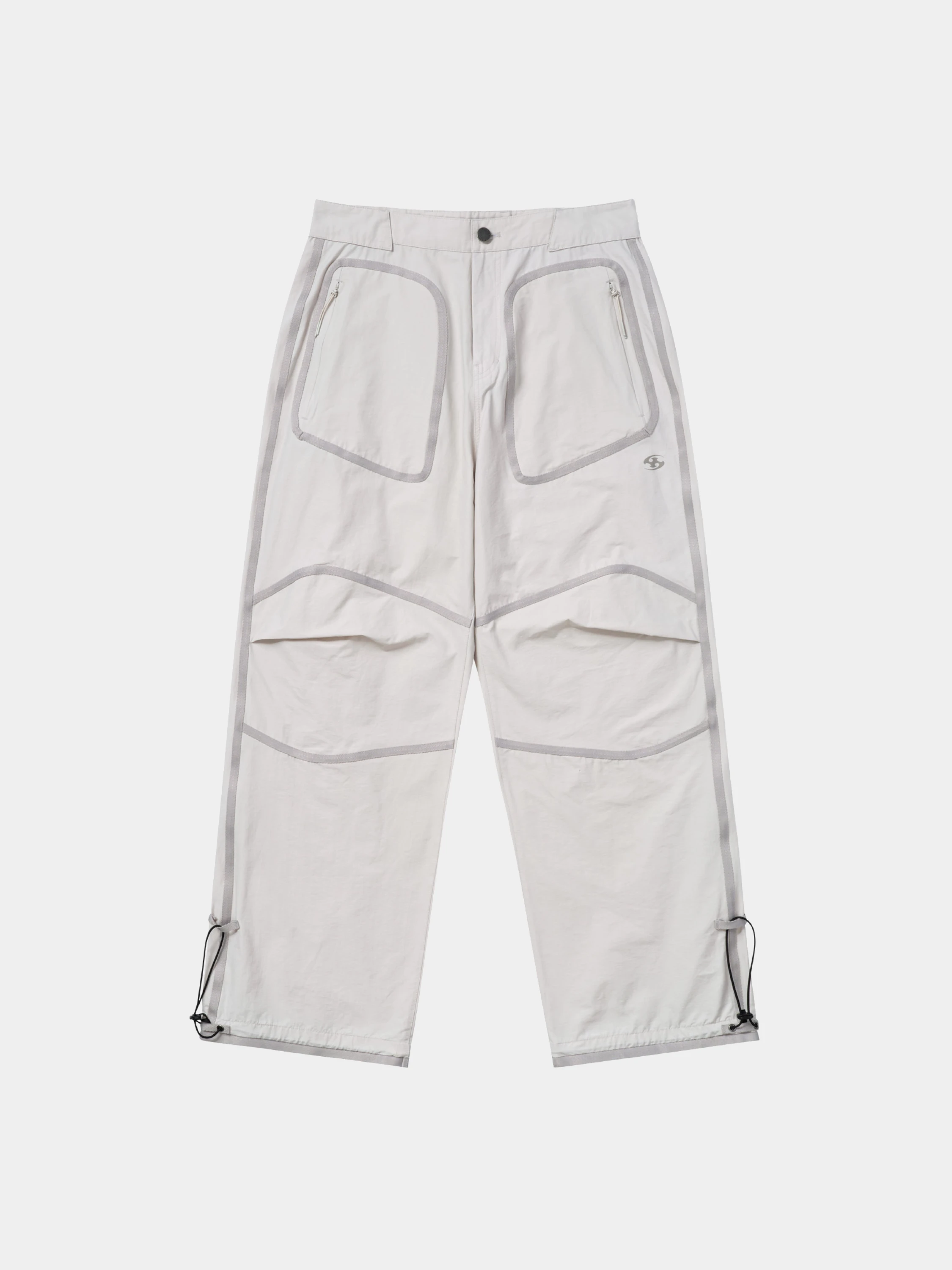 Брюки SAN SAN GEAR Webbing Patched Pants White