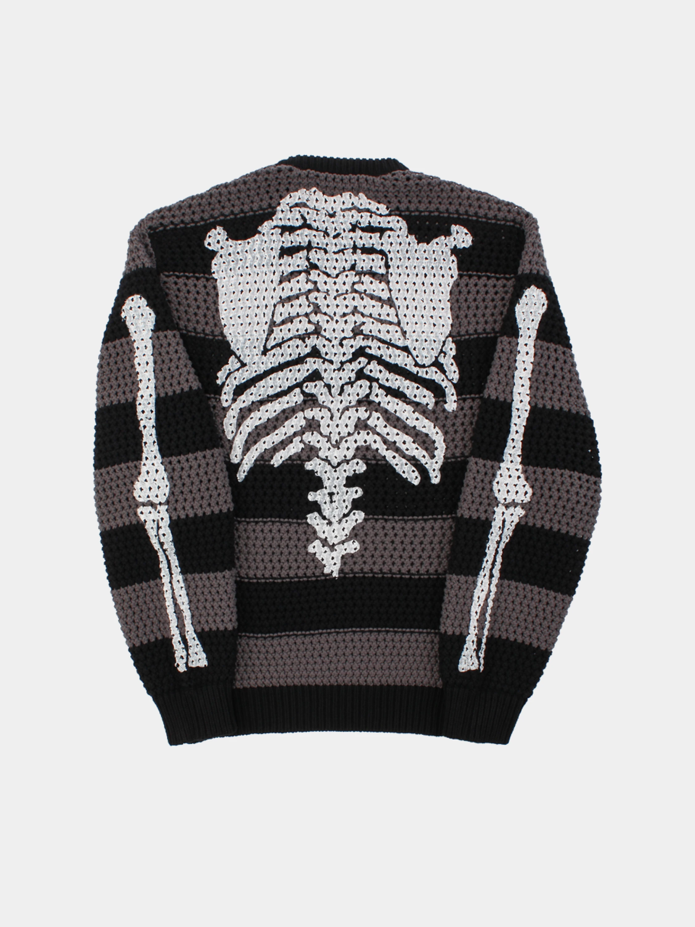 Свитер DAZE Skeleton Sweater Grey