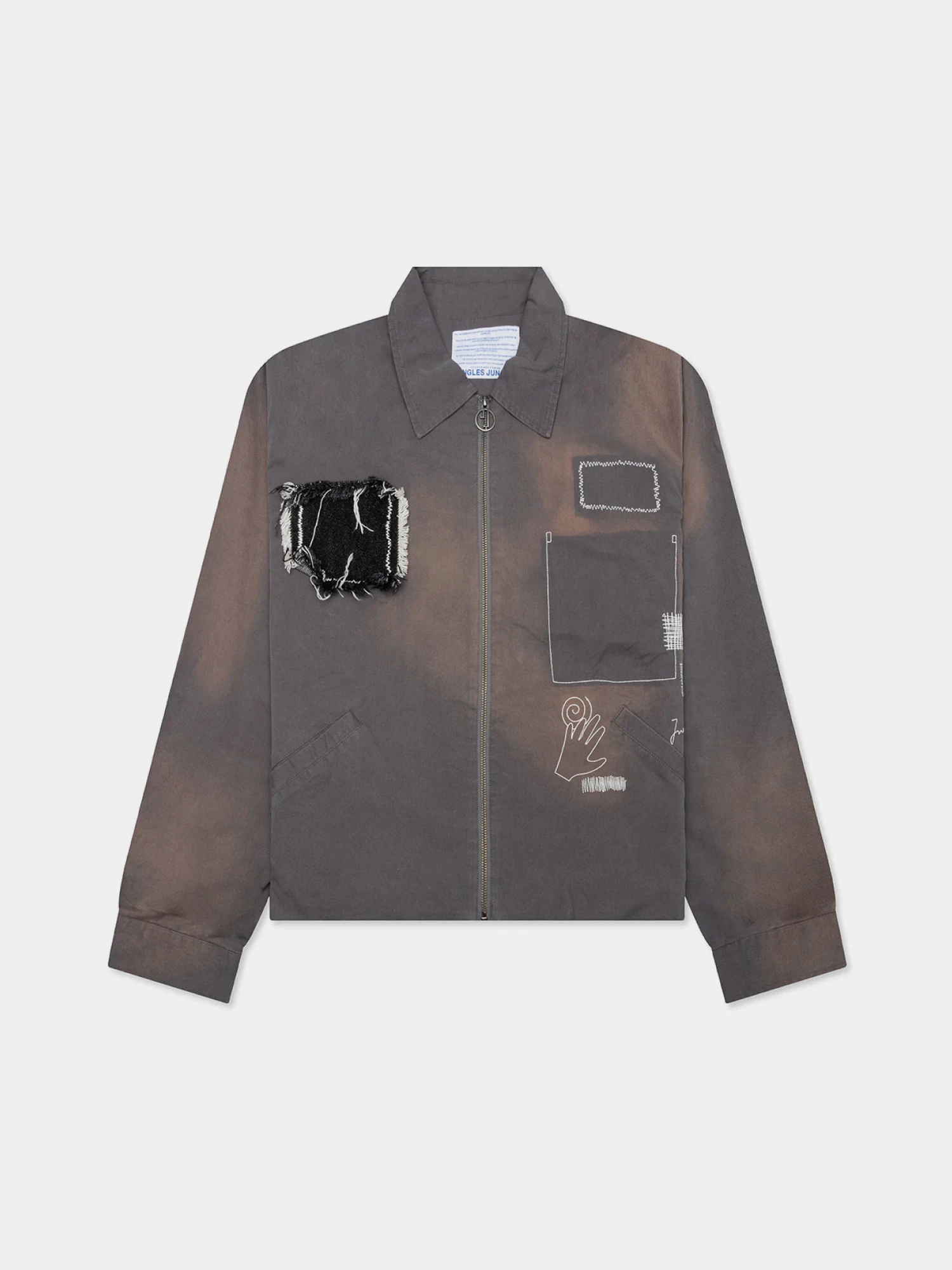 Куртка Jungles Jungles Sunbleached Trucker Jacket Grеy