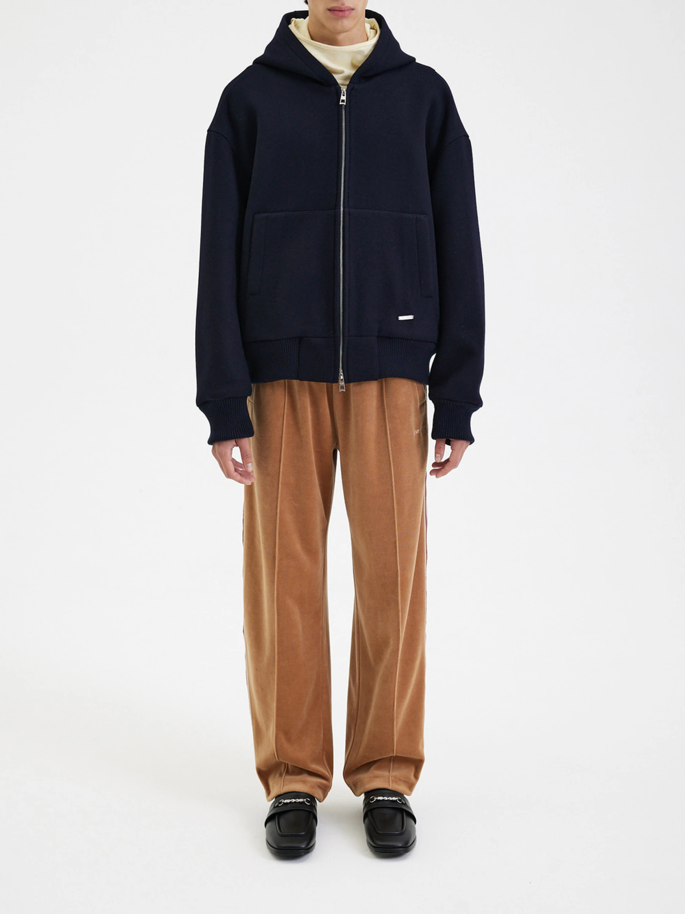 Брюки AFTER PRAY Velvet Track Pants Mocha